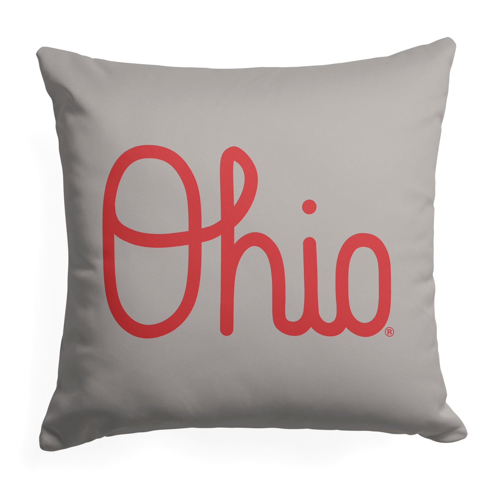 NCAA Ohio State Script Throw Pillow 18X18