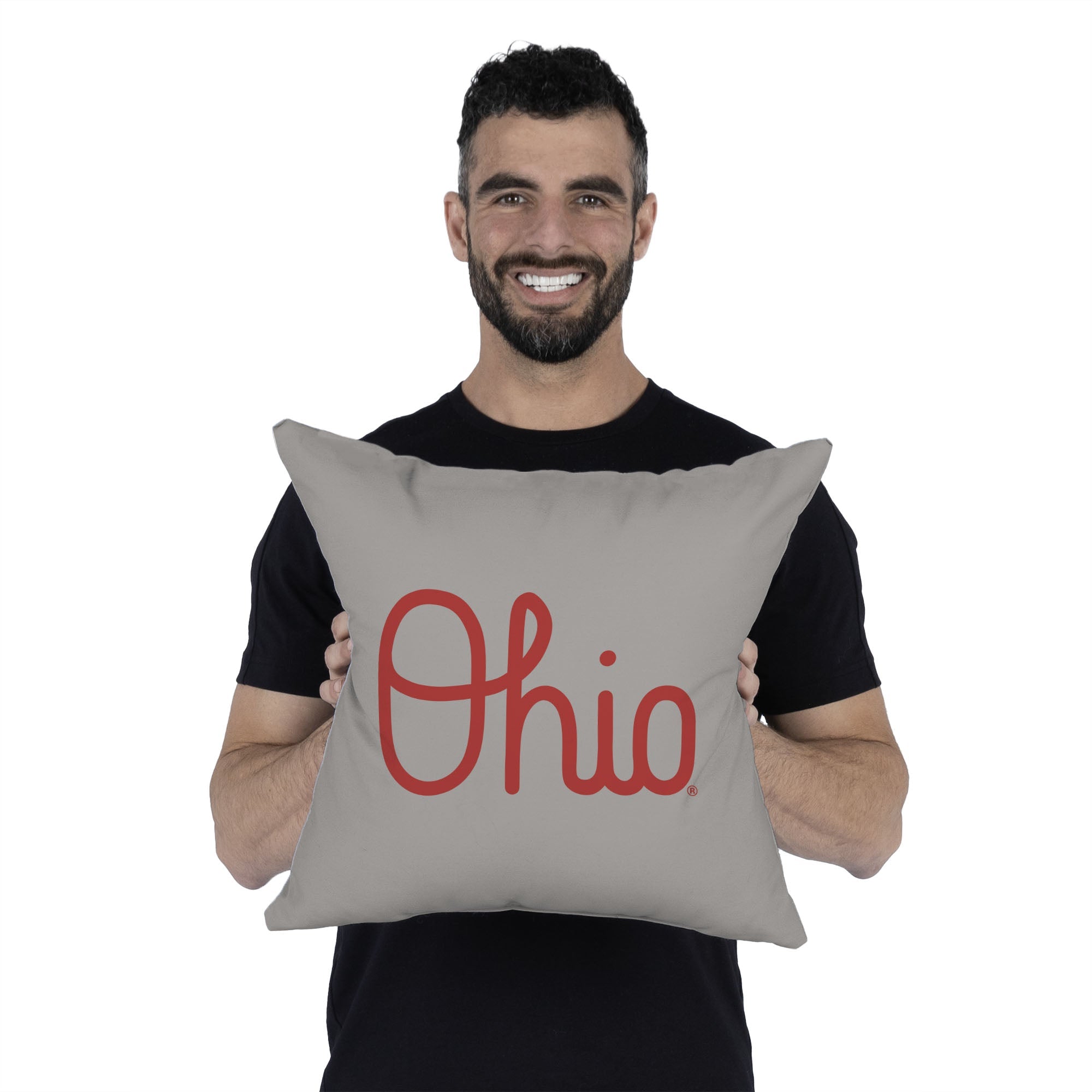 NCAA Ohio State Script Throw Pillow 18X18