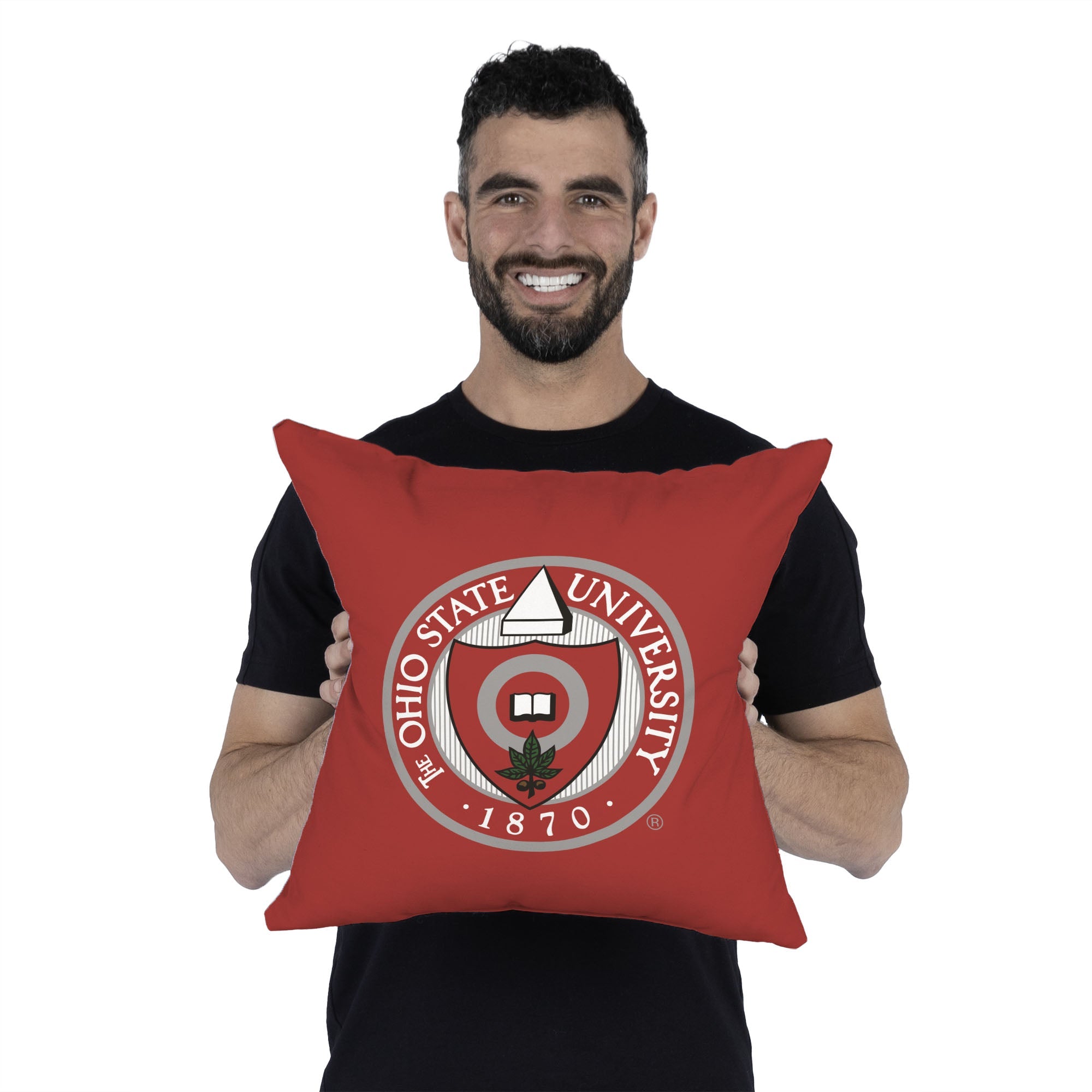 NCAA Ohio State Campus Crawl Throw Pillow 18X18