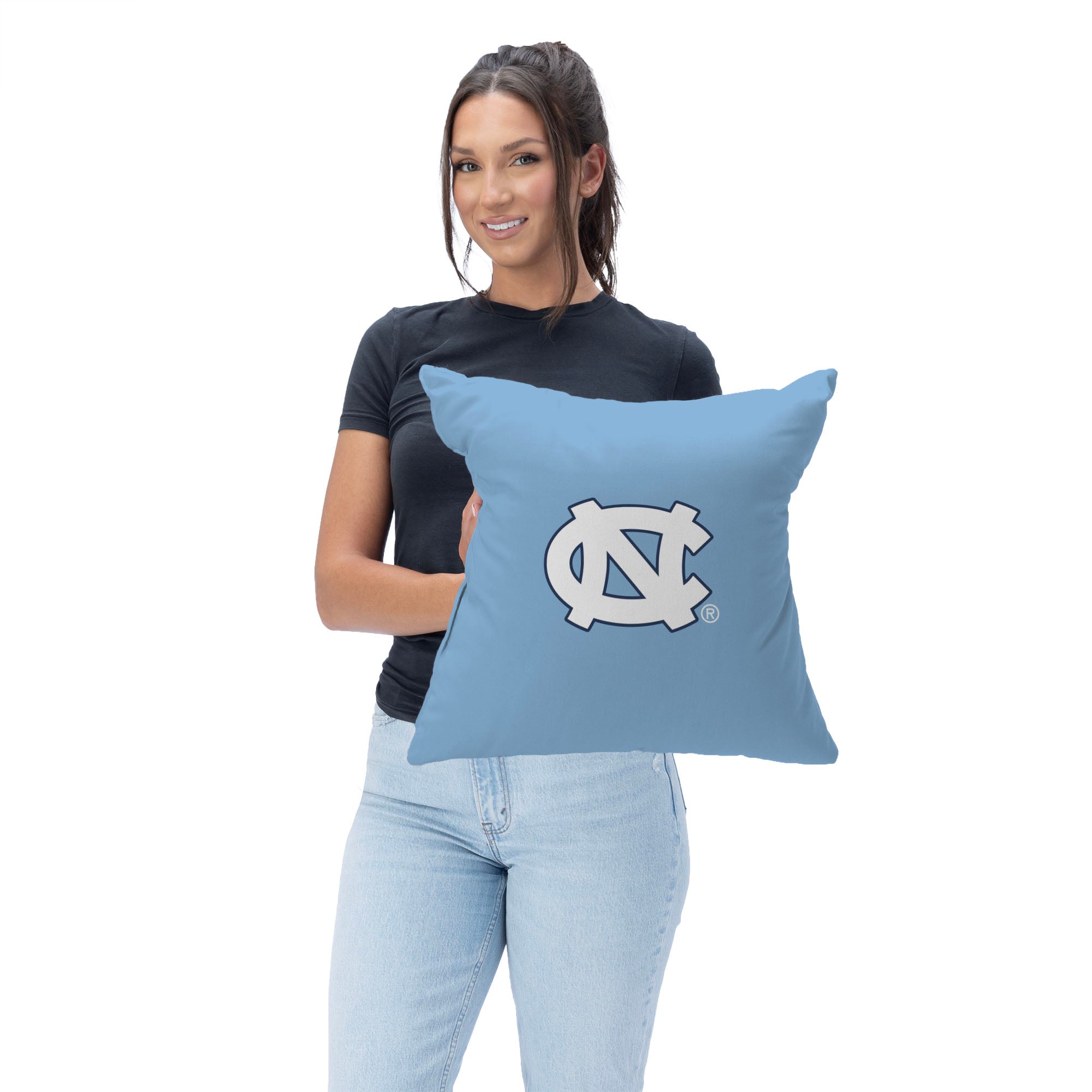 UNC Tar Heels Throw Pillow 18x18 Inches