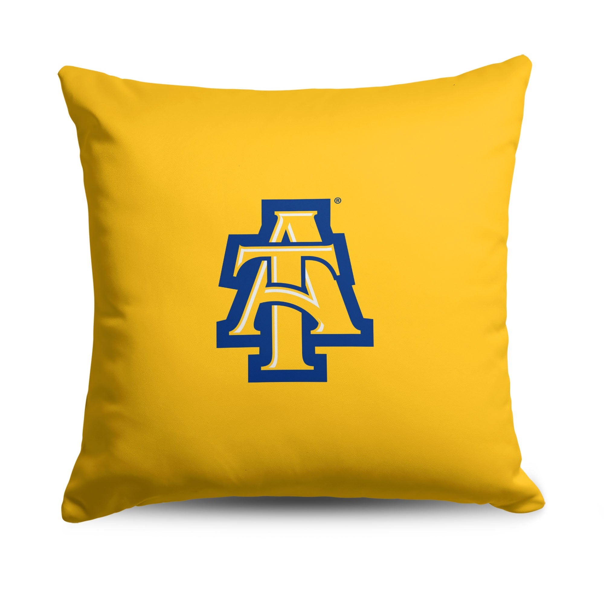 North Carolina A&T Aggies Throw Pillow 18x18 Inches
