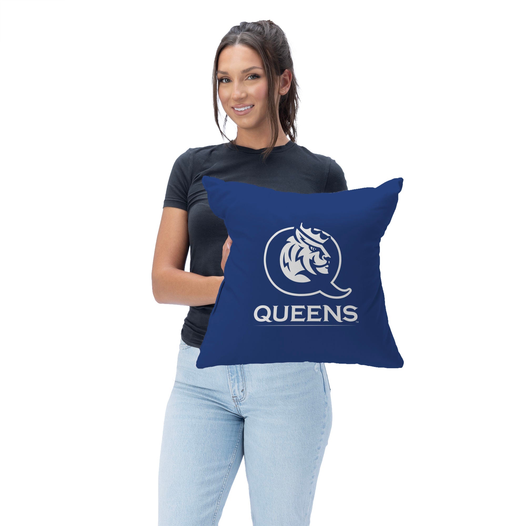 Queens Royals Throw Pillow 18x18 Inches