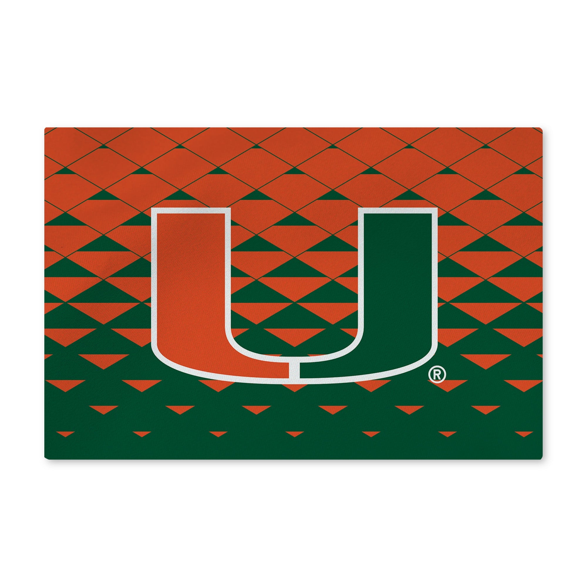 Miami Hurricanes NCAA Dropzone Washable Rug 20X32 Inches
