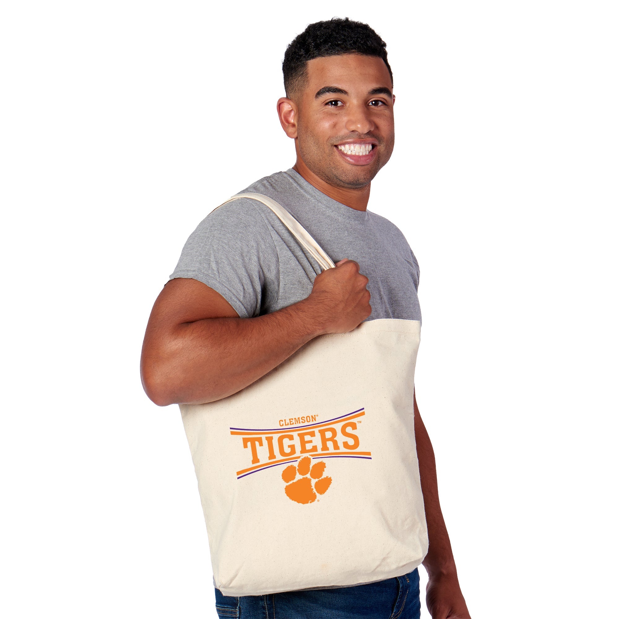 Clemson University Tigers NCAA Prevail Tote Bag