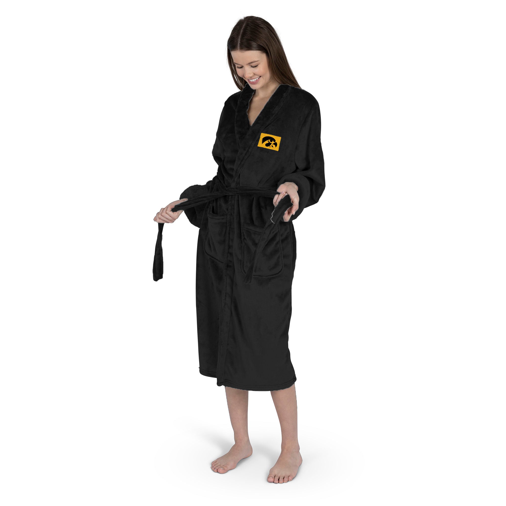 Iowa Hawkeyes NCAA Team Pride Silk Touch Robe Small/Medium