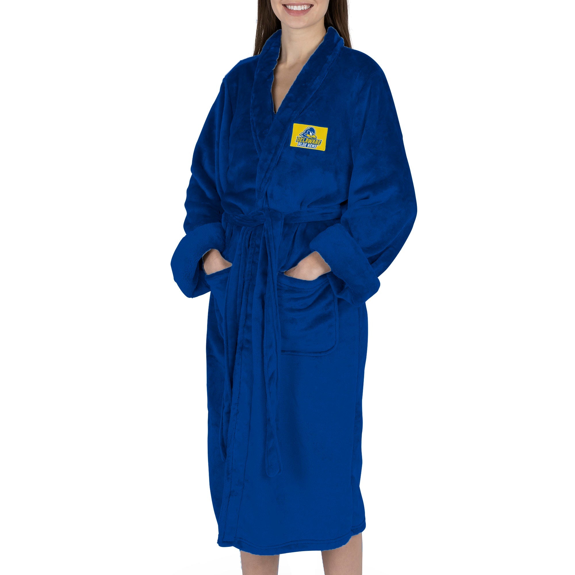 Delaware Fightin¡¯ Blue Hens NCAA Team Pride Silk Touch Robe Small/Medium