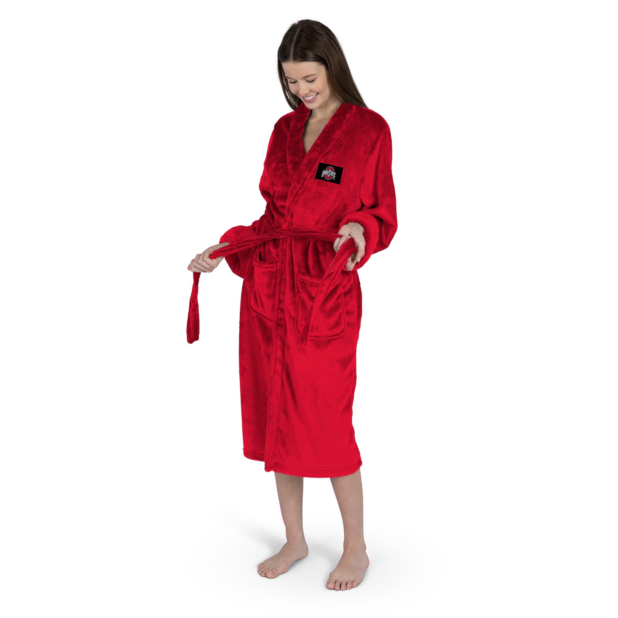 Ohio State Buckeyes NCAA Team Pride Silk Touch Robe Small/Medium
