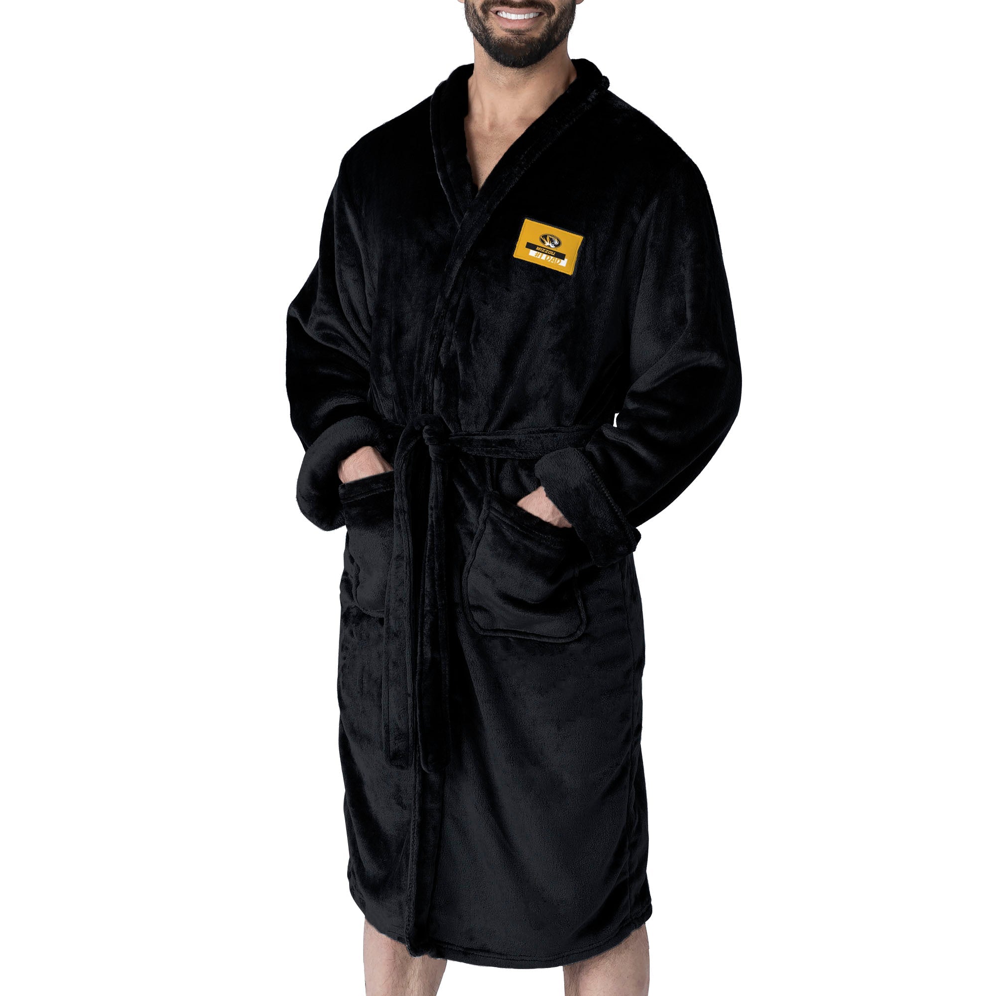 Missouri Tigers #1 Dad Silk Touch Robe S/M Black