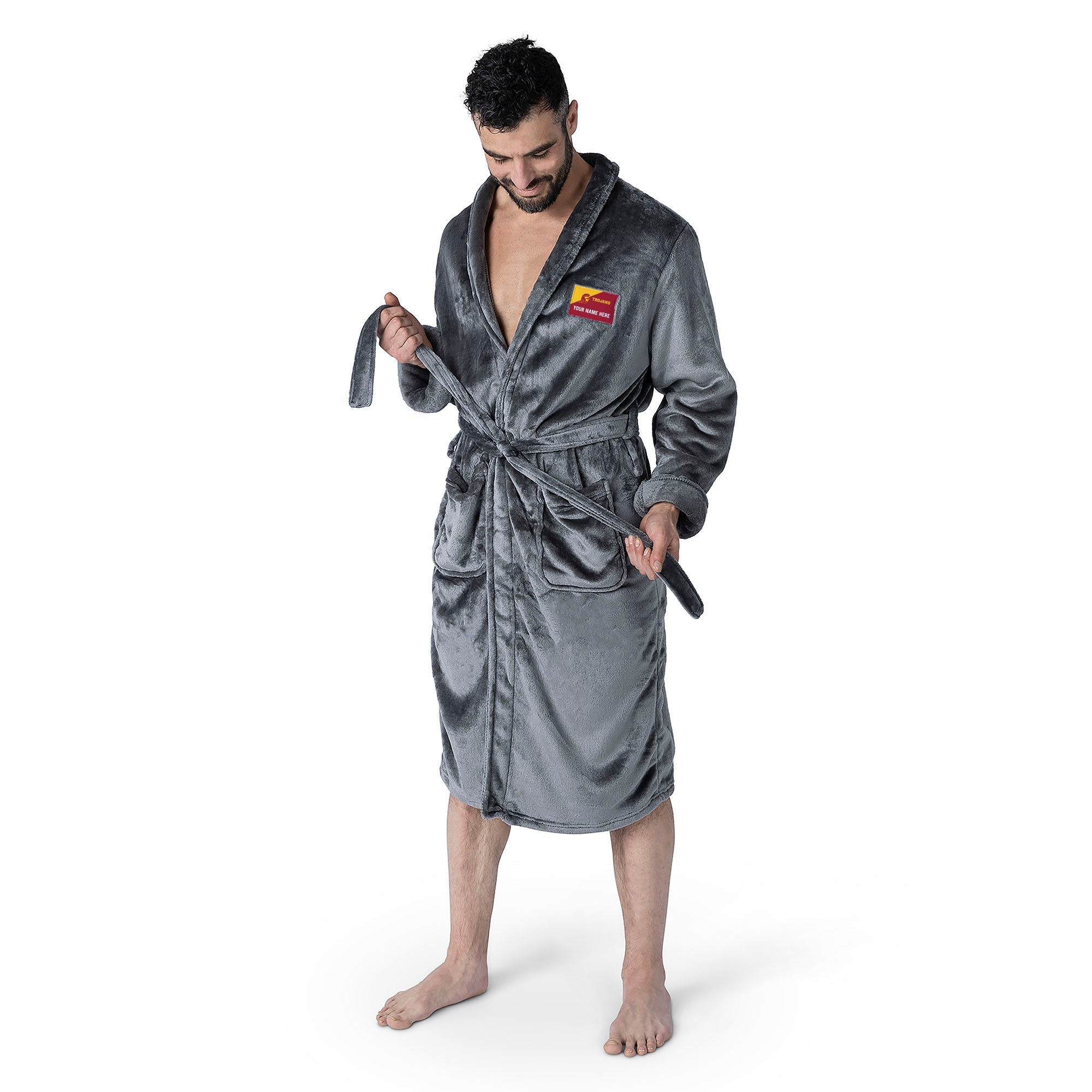 NCAA USC Trojans Snipe L/XL Personalized Silk Touch Robe 26x47 Inches