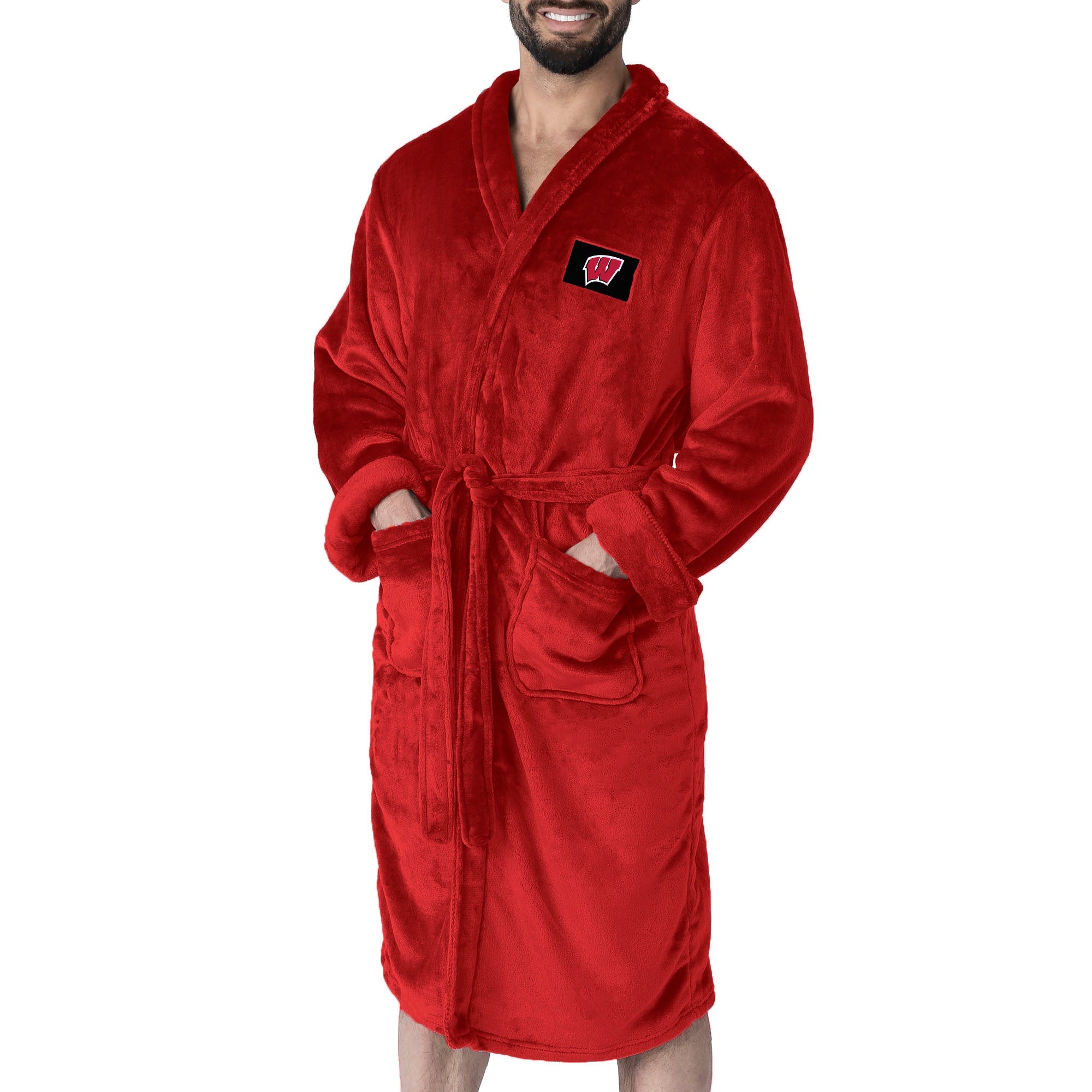 Wisconsin Badgers NCAA Snipe Red L/XL Robe 26x47 Inches