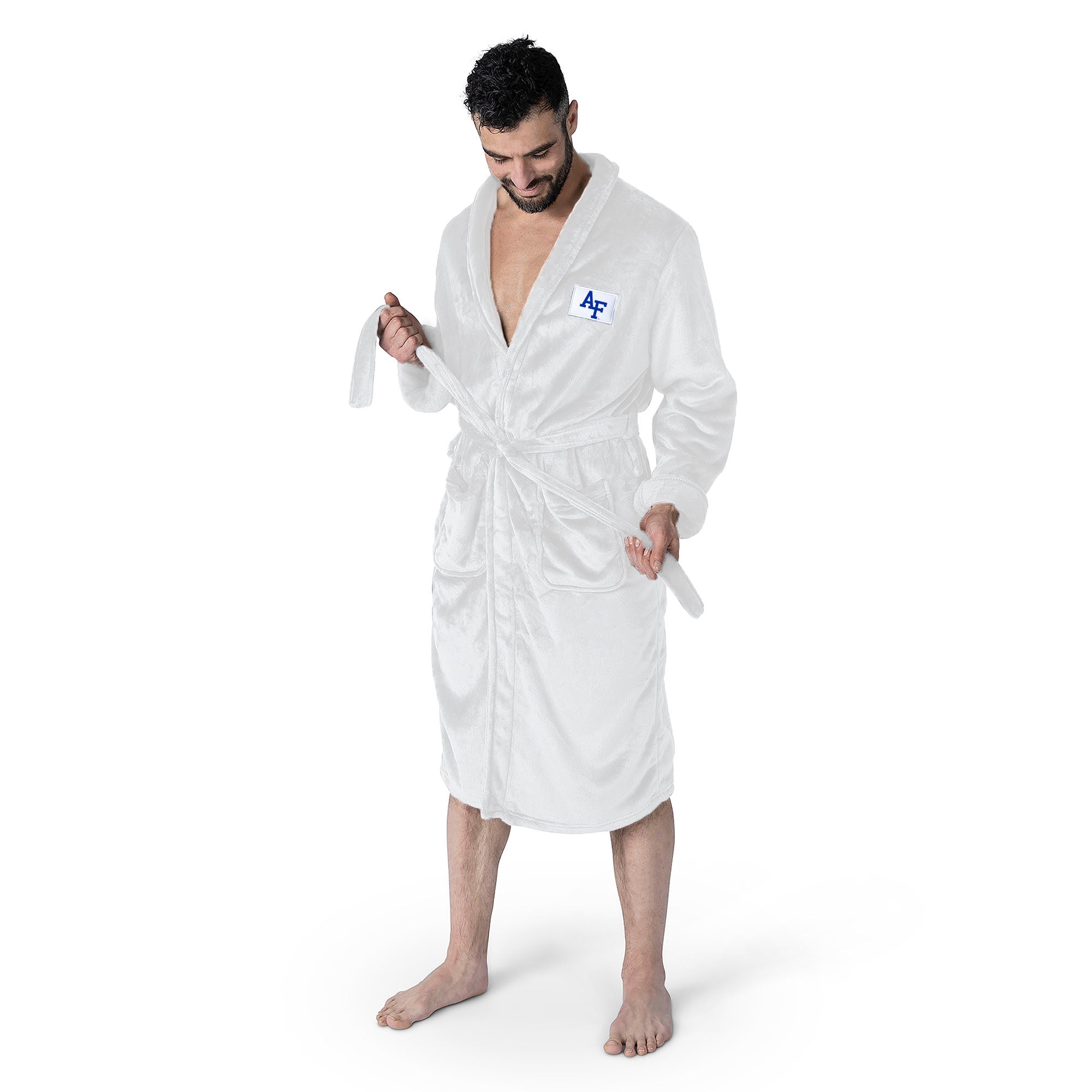 Air Force Falcons NCAA White Out Silk Touch Robe Large/XLarge