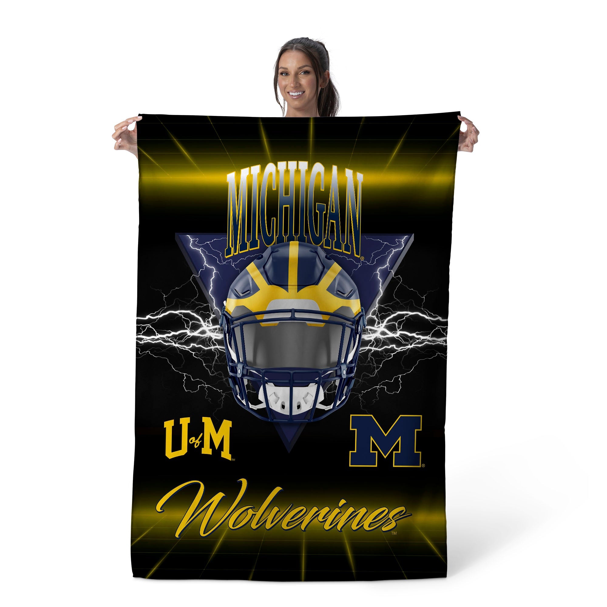 Michigan Wolverines NCAA Electrode Wall Hanging 40x57 inches