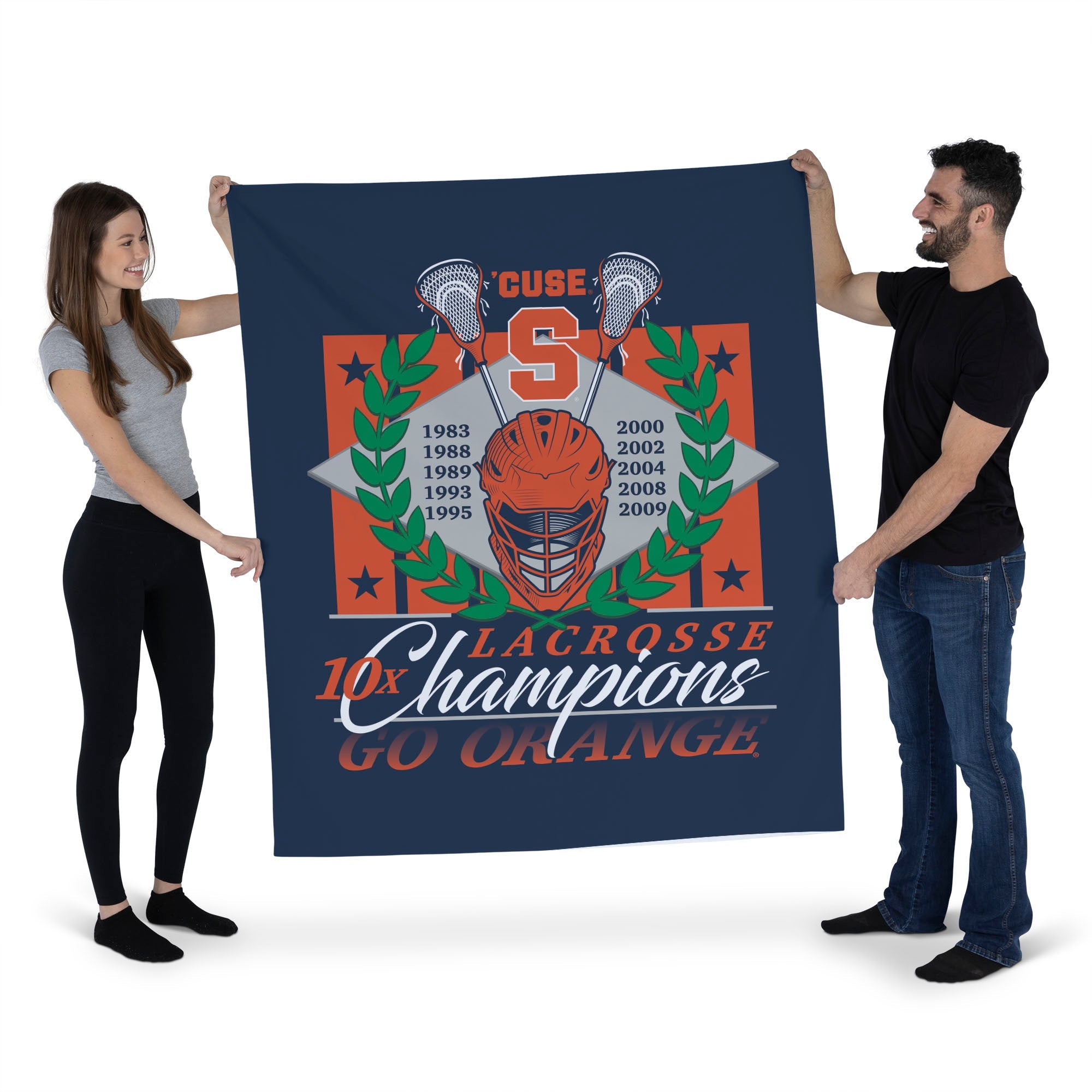 NCAA Syracuse Orange Pinnacle Wall Hanging 50x60 Inches