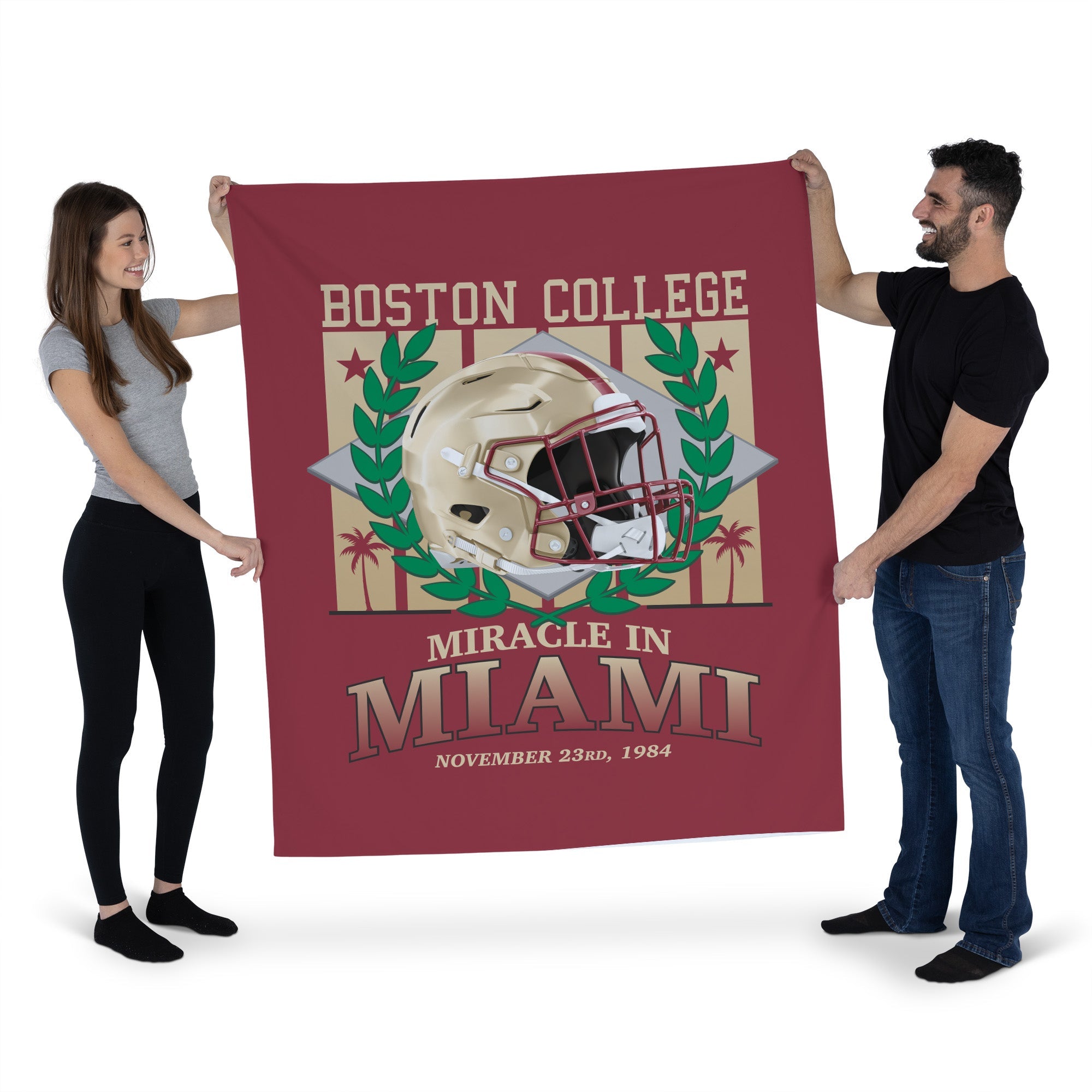 NCAA Boston College Eagles Pinnacle Wall Hanging 50x60 Inches