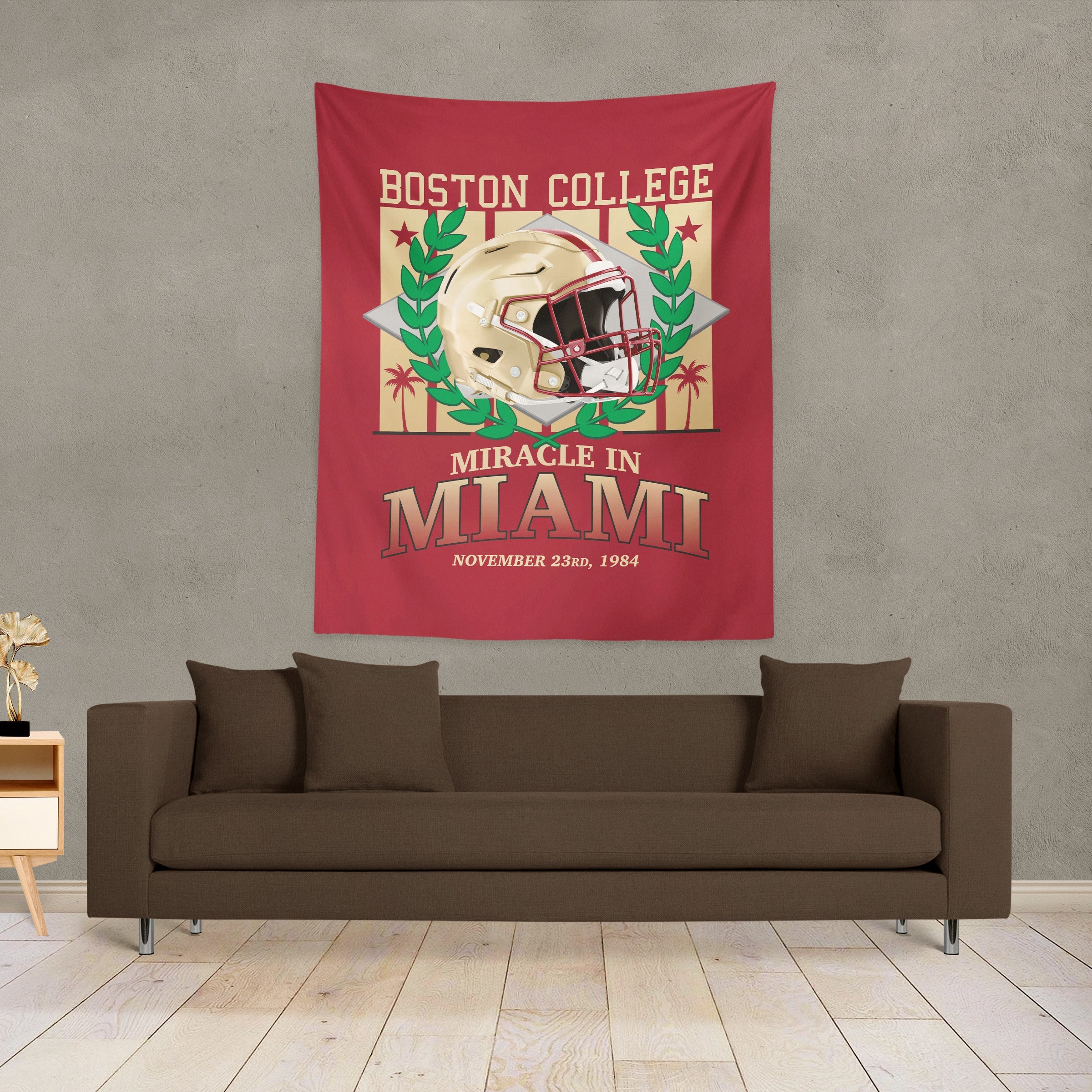 NCAA Boston College Eagles Pinnacle Wall Hanging 50x60 Inches