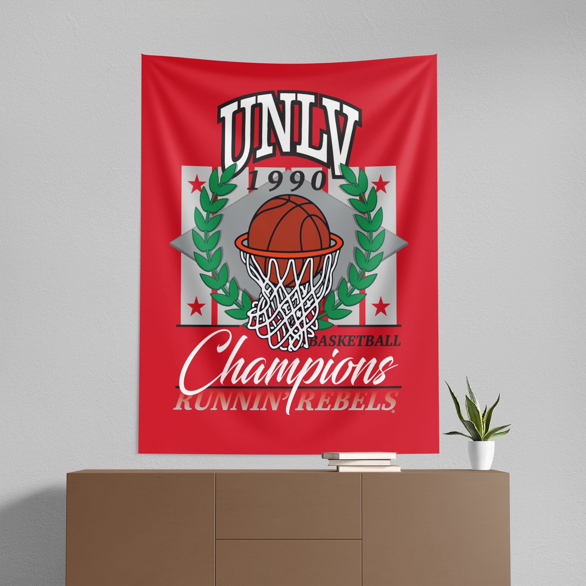 NCAA UNLV Rebels Pinnacle Wall Hanging 50x60 Inches