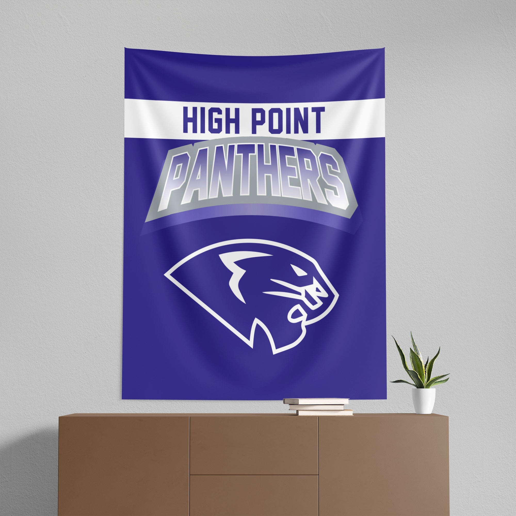 High Point Panthers Wall Hanging 50x60 Inches