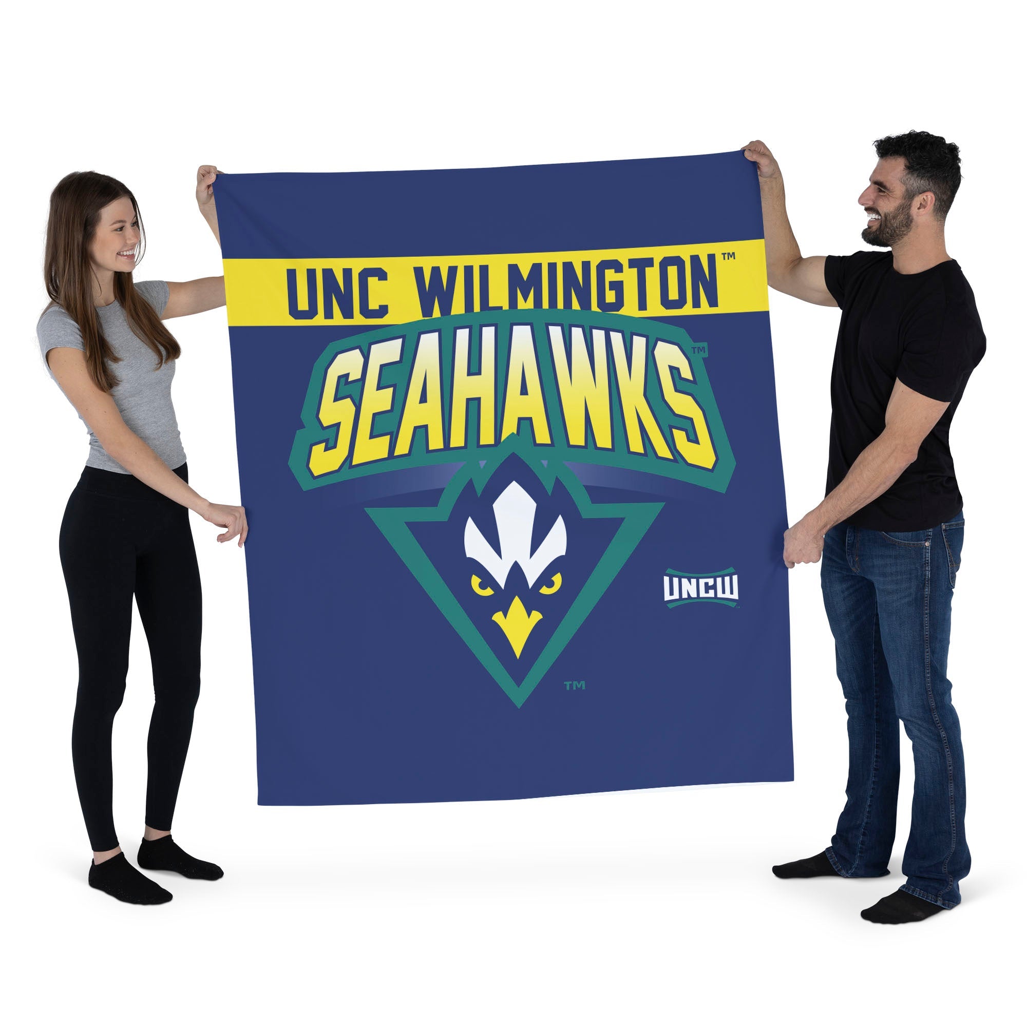 UNC Wilmington Seahawks Wall Hanging 50x60 Inches