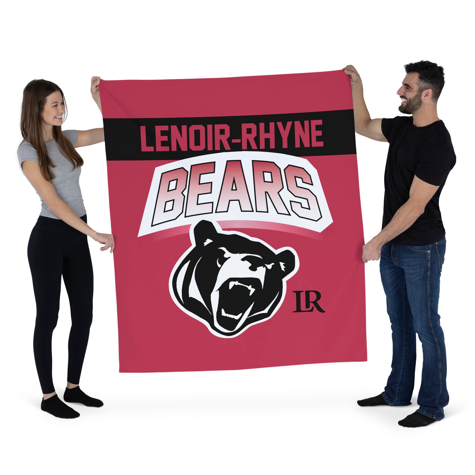 Lenoir-Rhyne Bears Wall Hanging 50x60 Inches