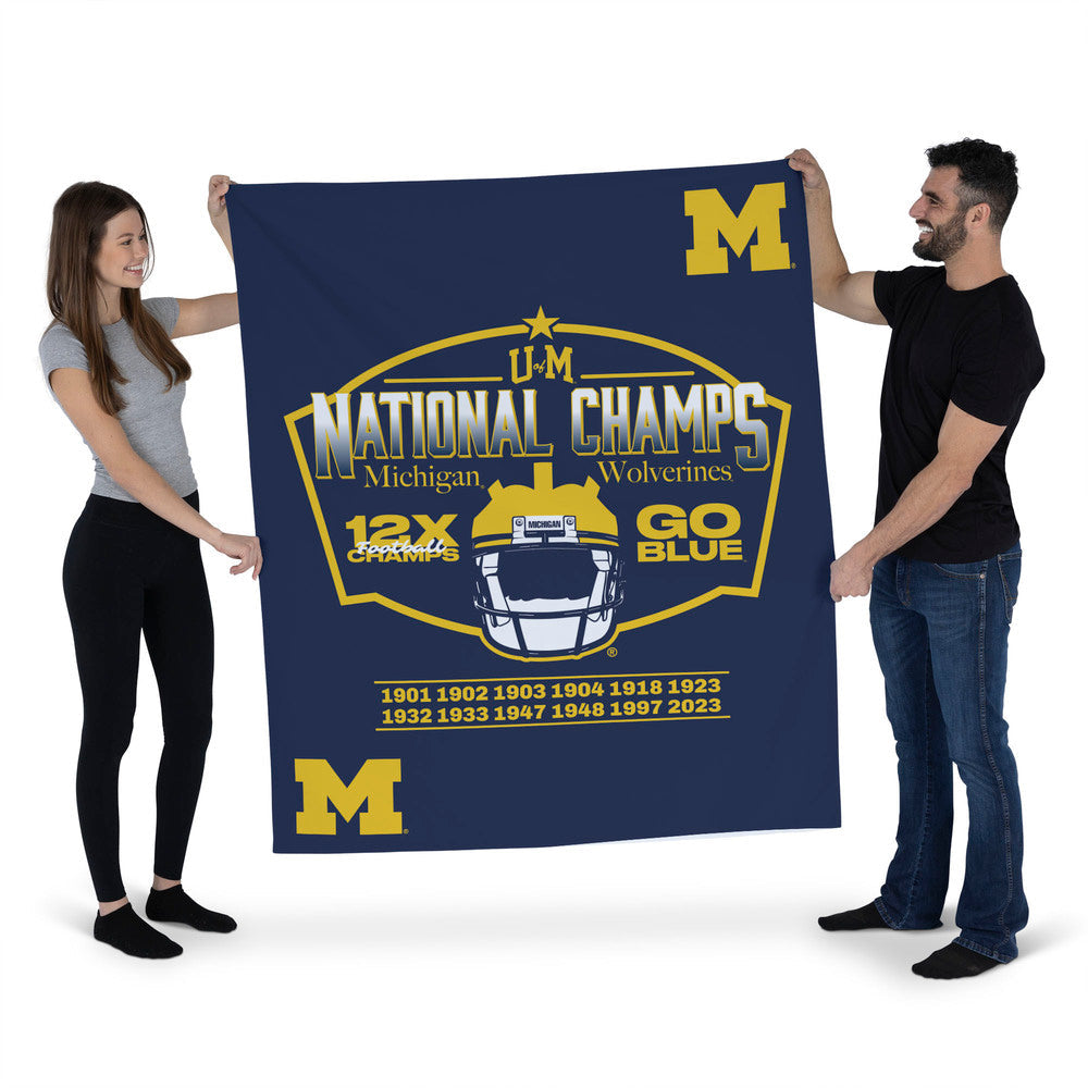 NCAA 2023 FBC Nameplate Michigan Wolverines Wall Hanging