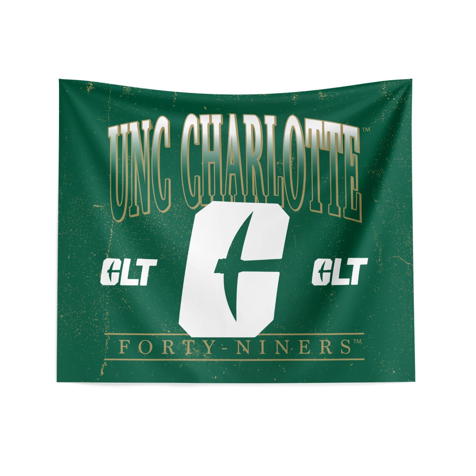 UNC Charlotte 49ers Wall Hanging 34x40 Inches