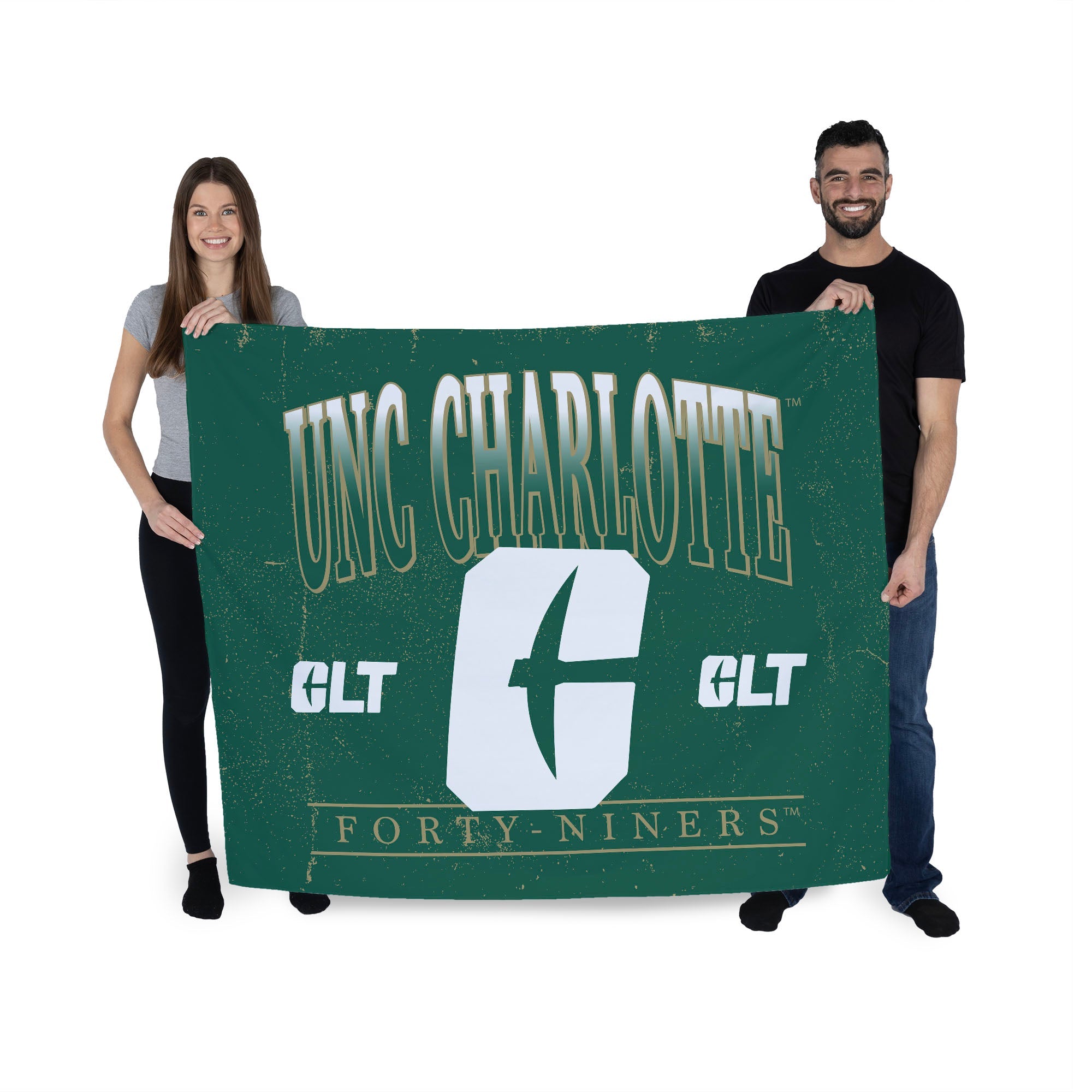 UNC Charlotte 49ers Wall Hanging 34x40 Inches