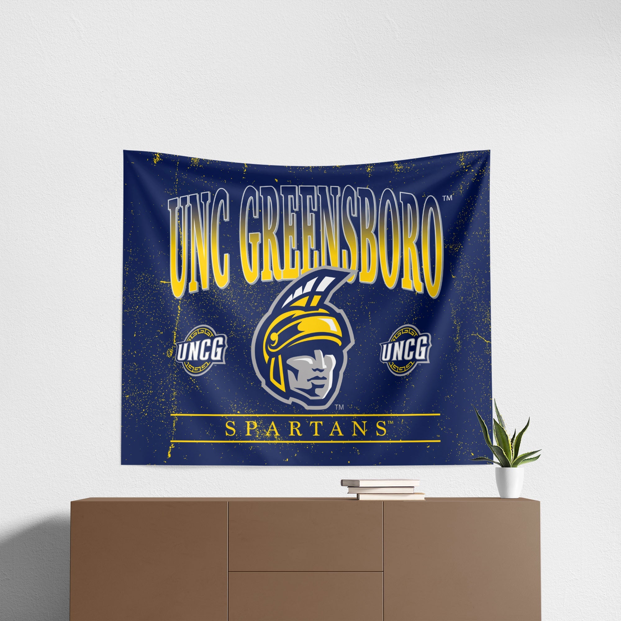 UNC Greensboro Spartans Wall Hanging 34x40 Inches