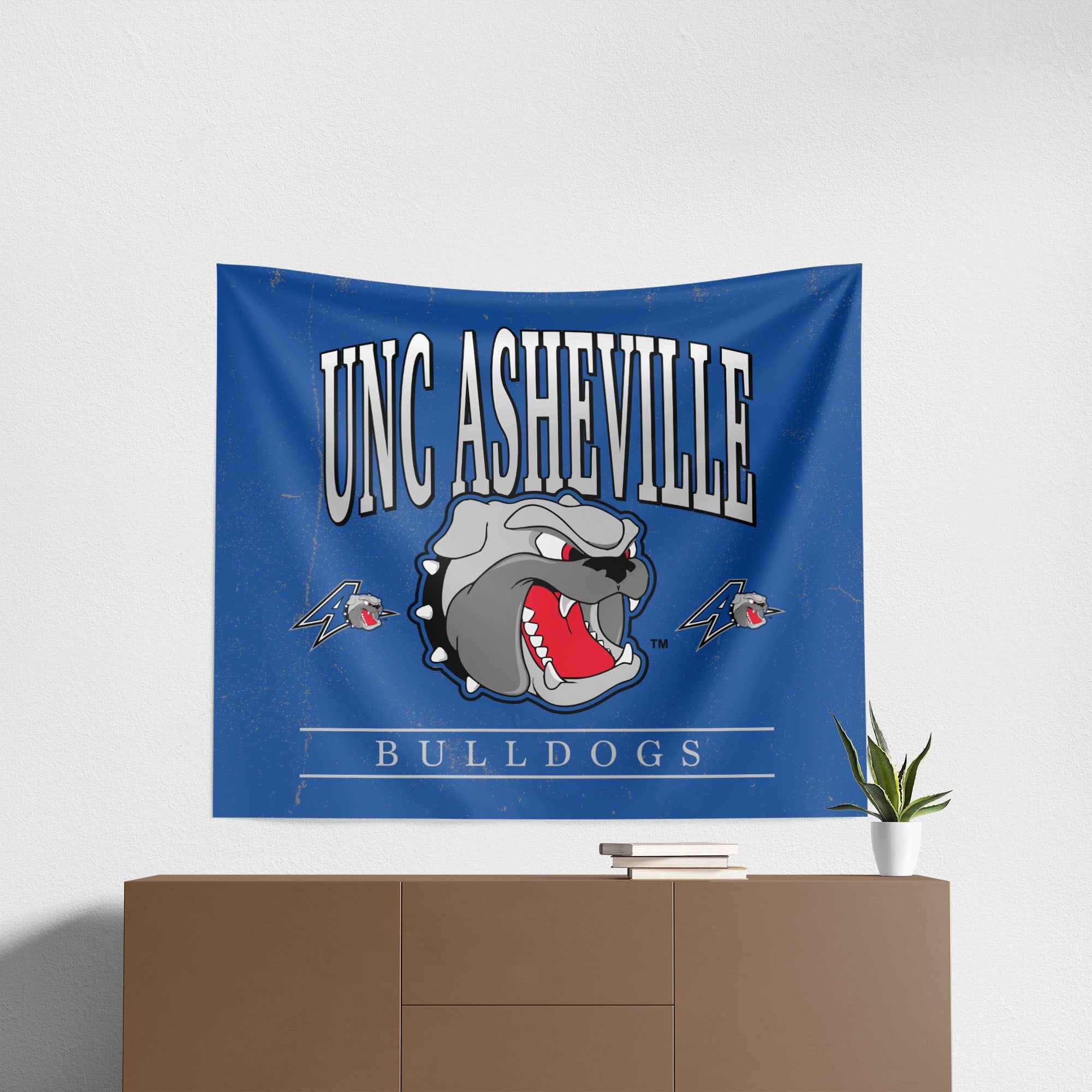 UNC Asheville Bulldogs Wall Hanging 34x40 Inches