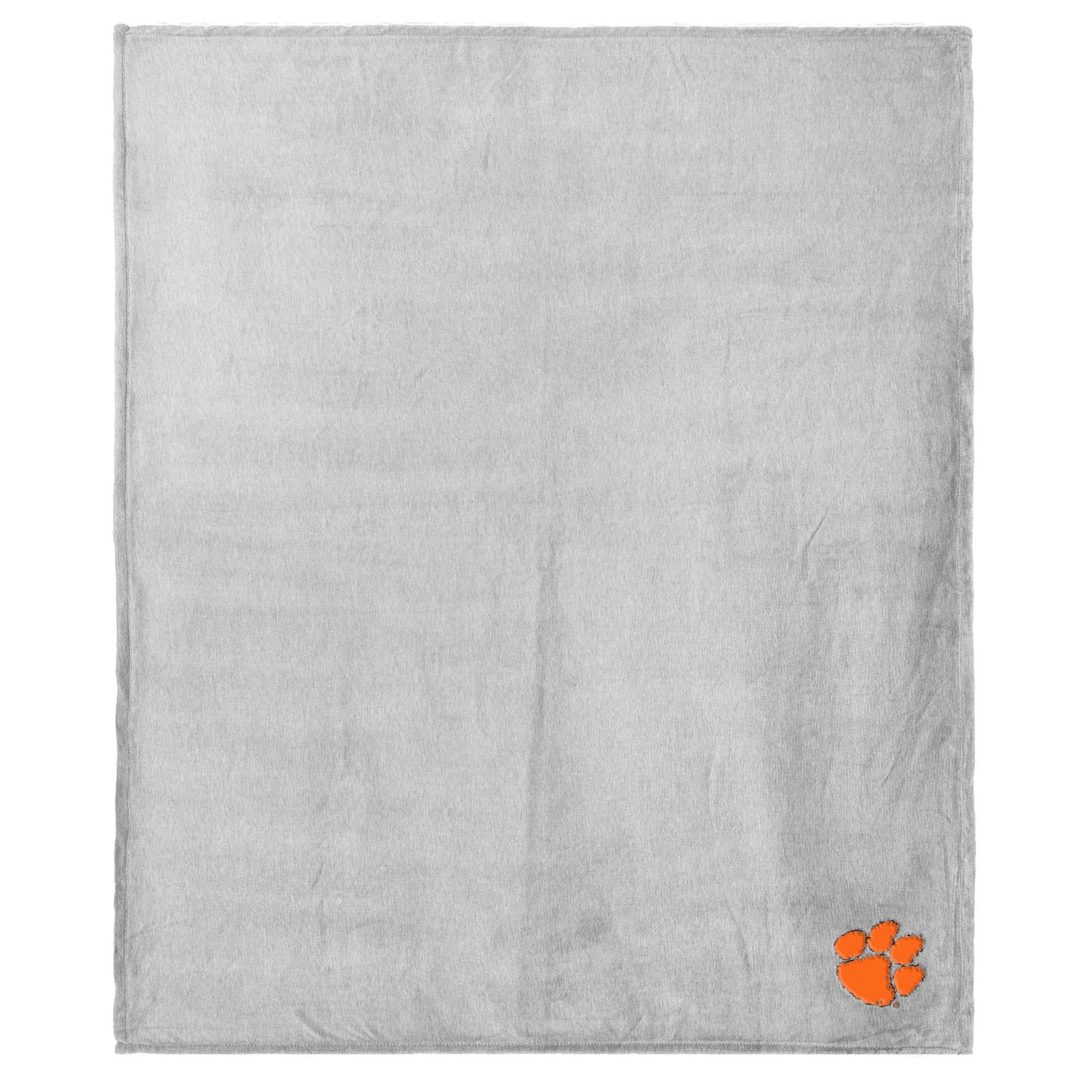Clemson Tigers NCAA Logo Sweatshirt Throw Blanket 50x60 Inches