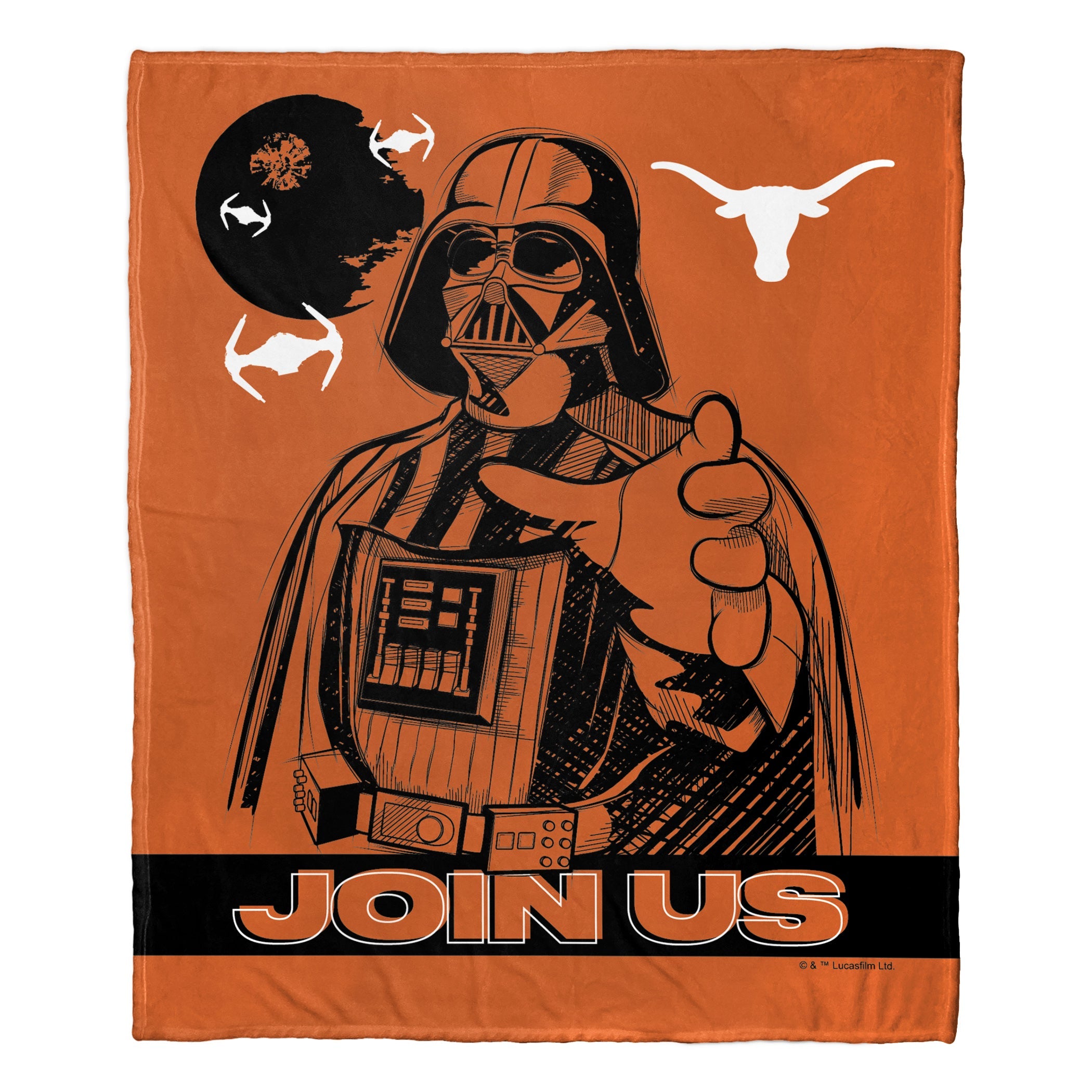 NCAA Star Wars Cobranding Influence Texas Longhorns Silk Touch