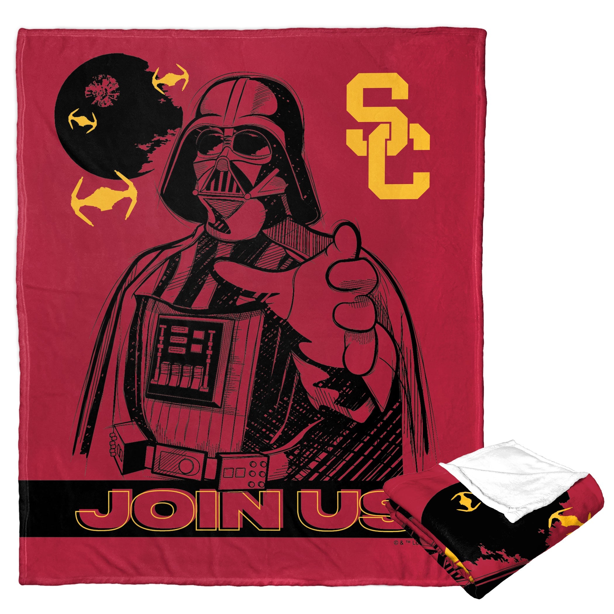 NCAA Star Wars Cobranding Influence USC Trojans Silk Touch