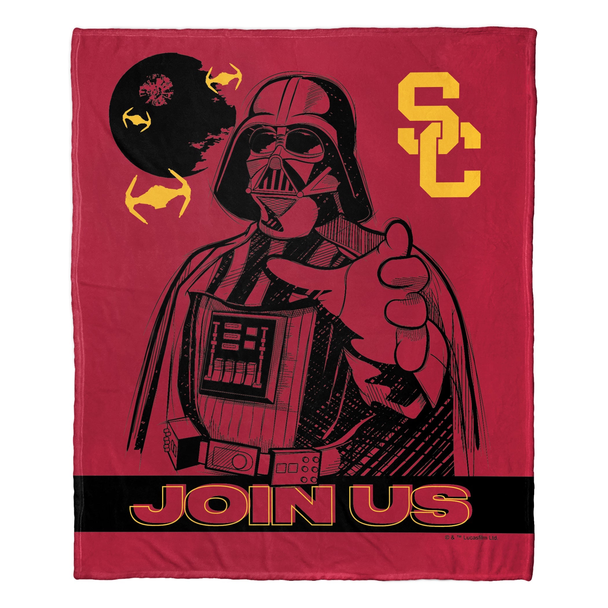 NCAA Star Wars Cobranding Influence USC Trojans Silk Touch