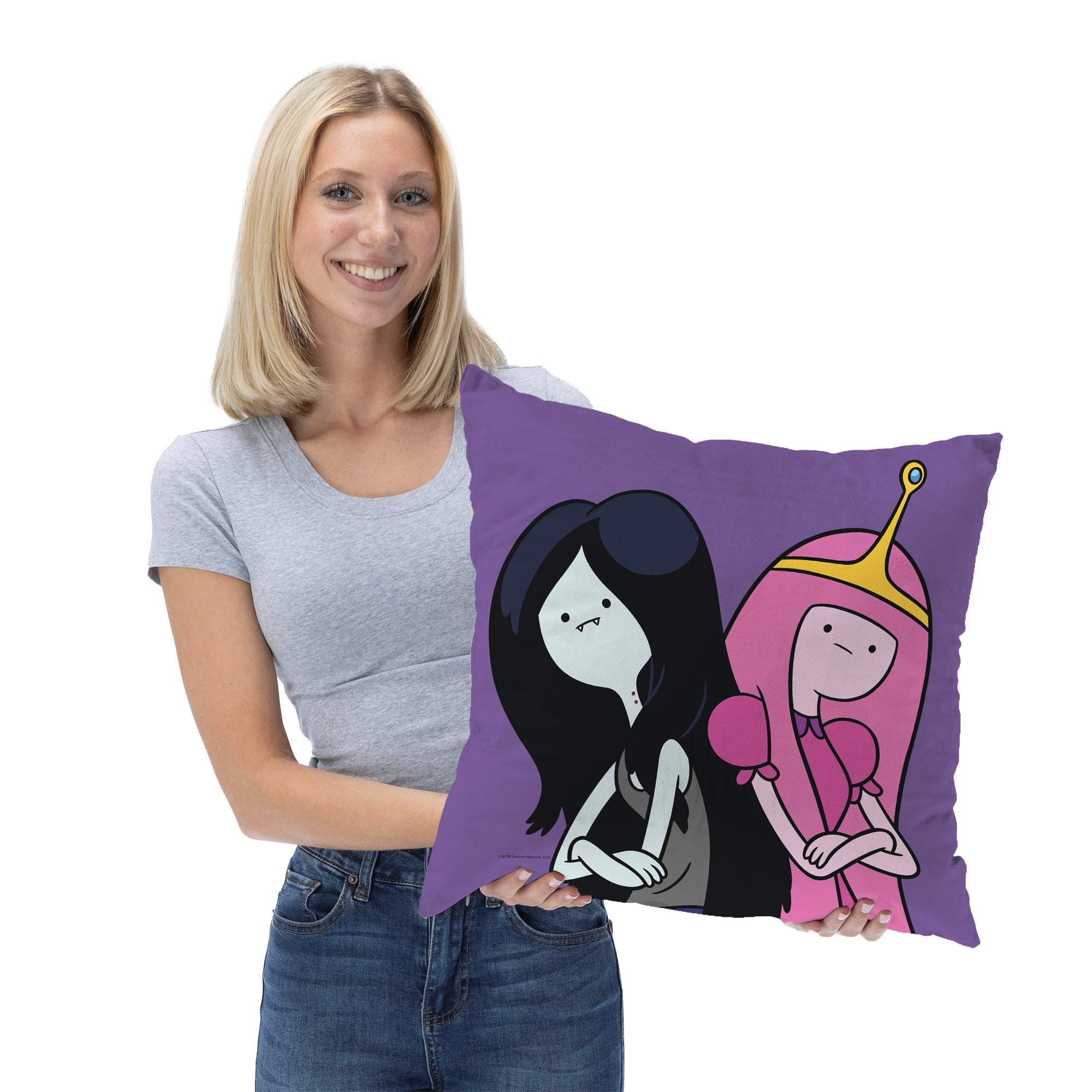 Cartoon Network Adventure Time Got Your Back Throw Pillow 18x18 Inches