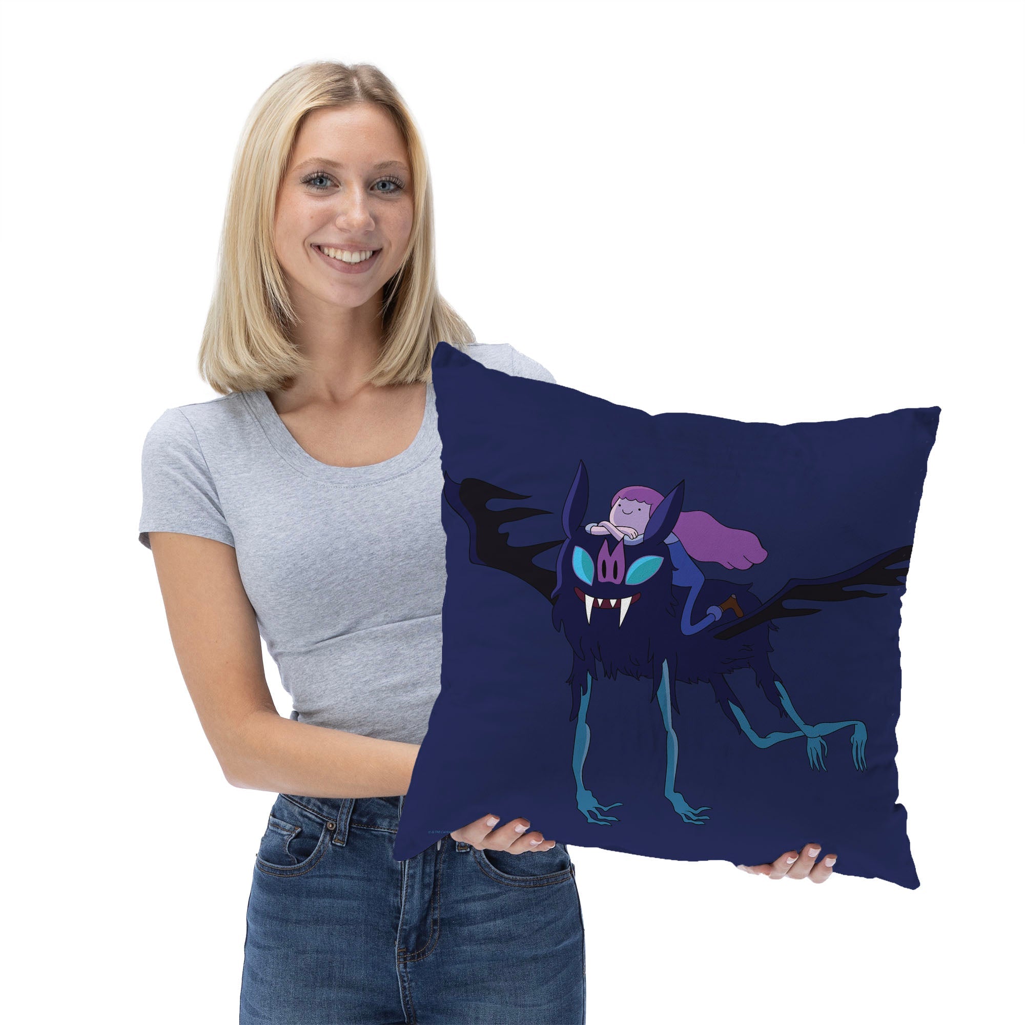 Cartoon Network Adventure Time Joy Ride Throw Pillow 18x18 Inches