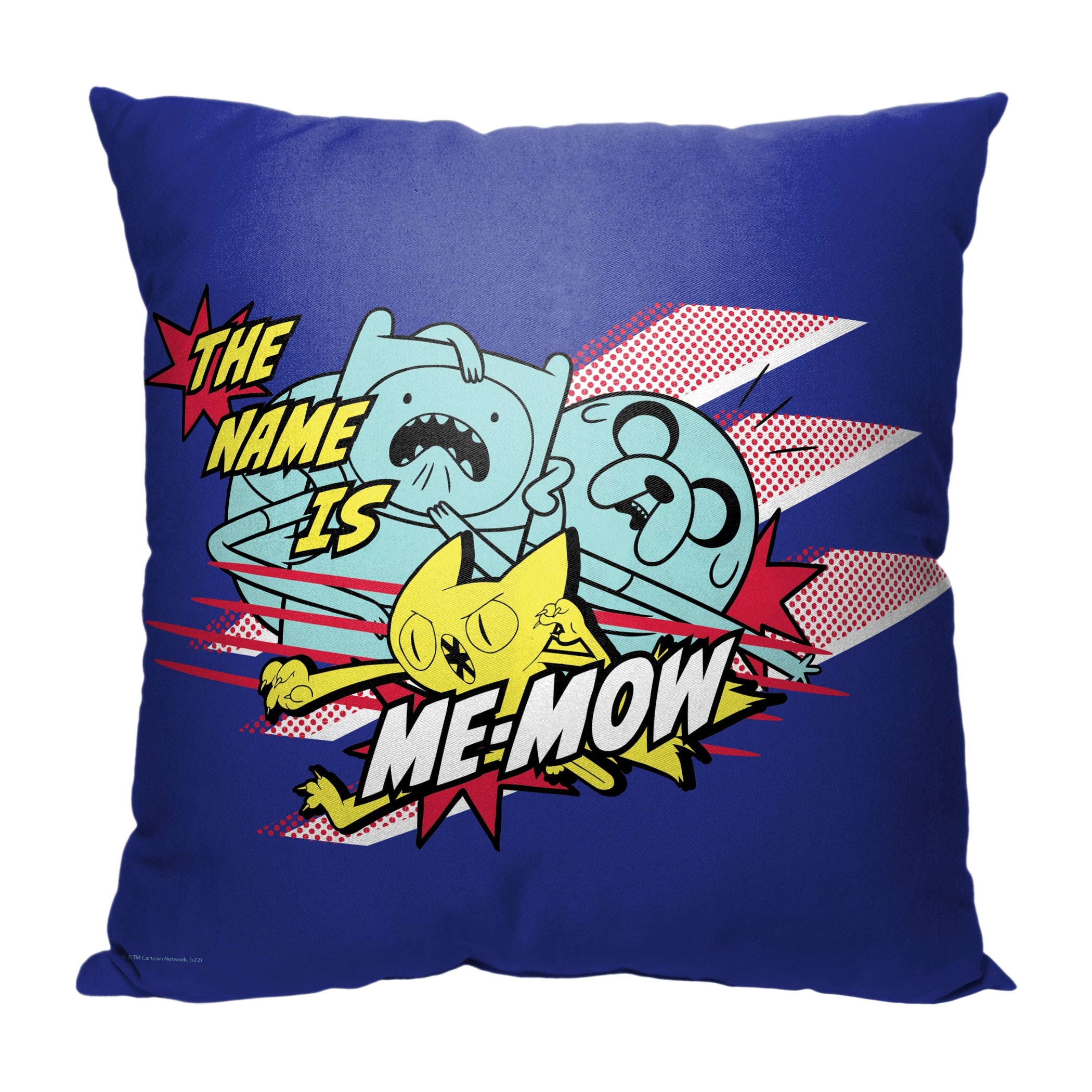 Cartoon Network Adventure Time The Names Memeow Throw Pillow 18x18 Inches