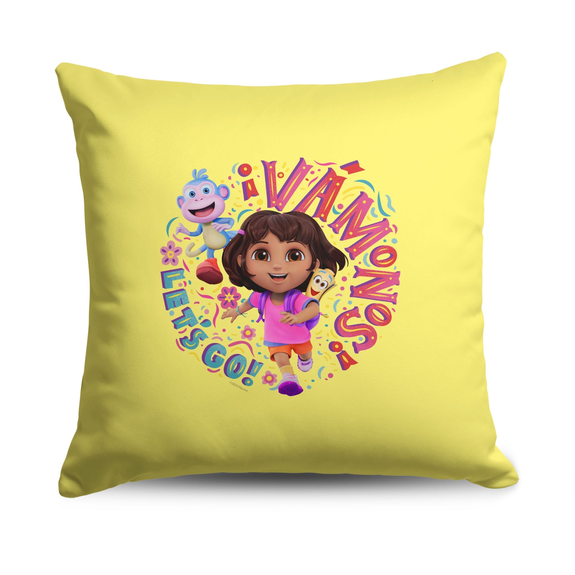 Dora the Explorer Vamos Let's Go Throw Pillow 18 x 18 inches