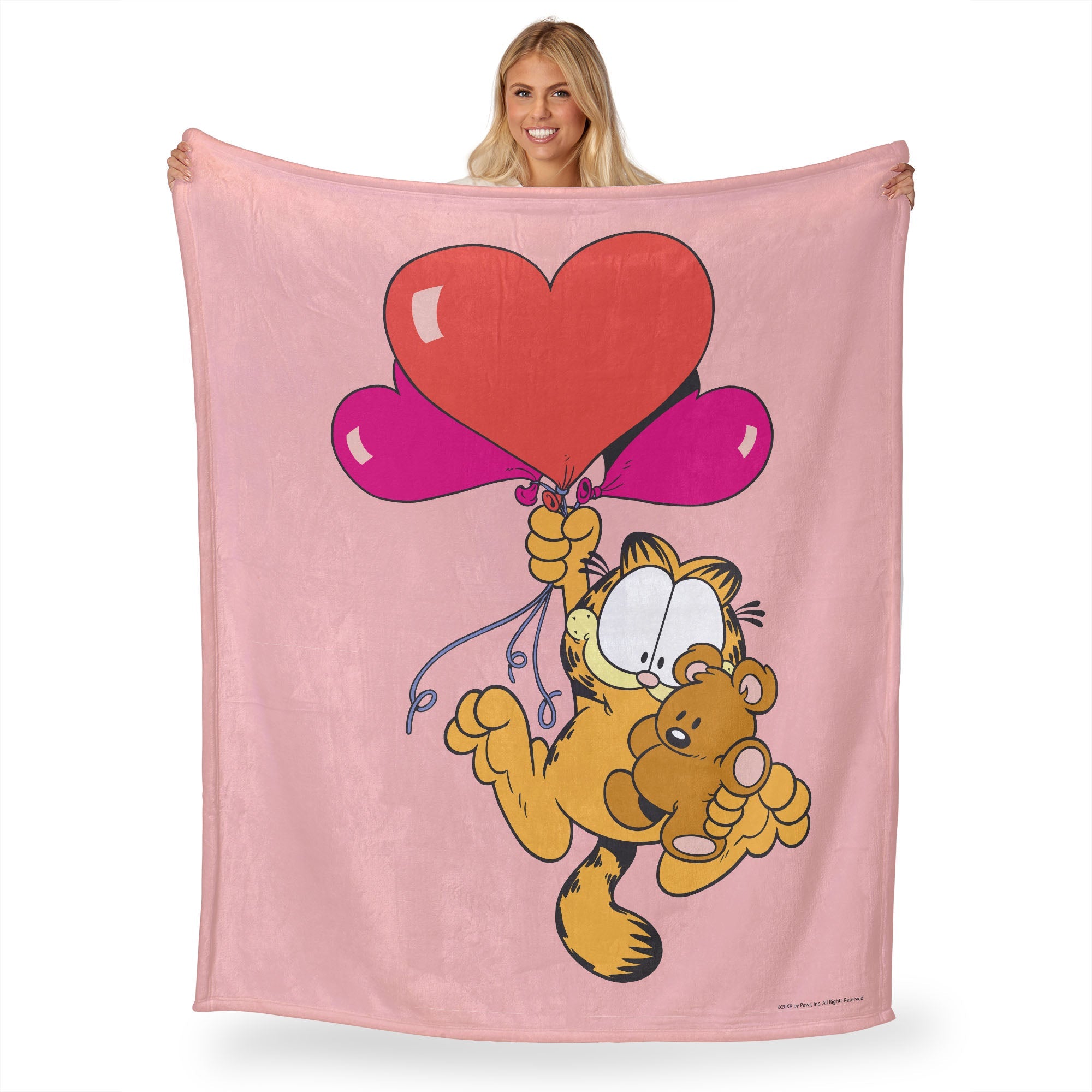 Nickelodeon Garfield Fly Away Silk Touch Throw Blanket 50x60 Inches