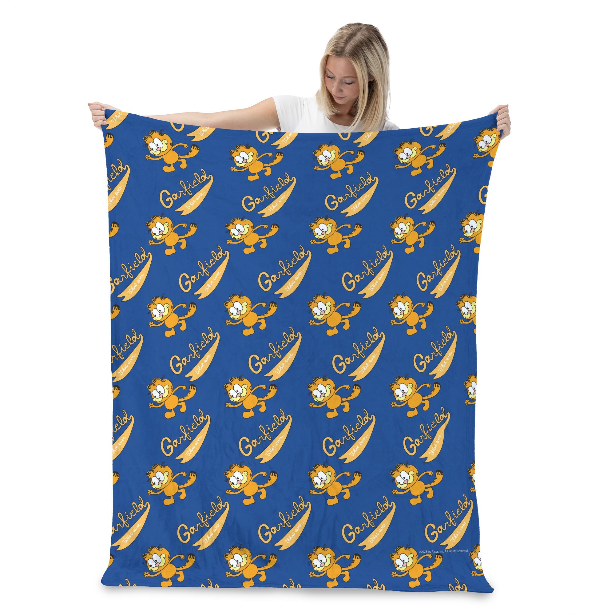 Nickelodeon Garfield Whatever Garf Silk Touch Throw Blanket 50x60 Inches