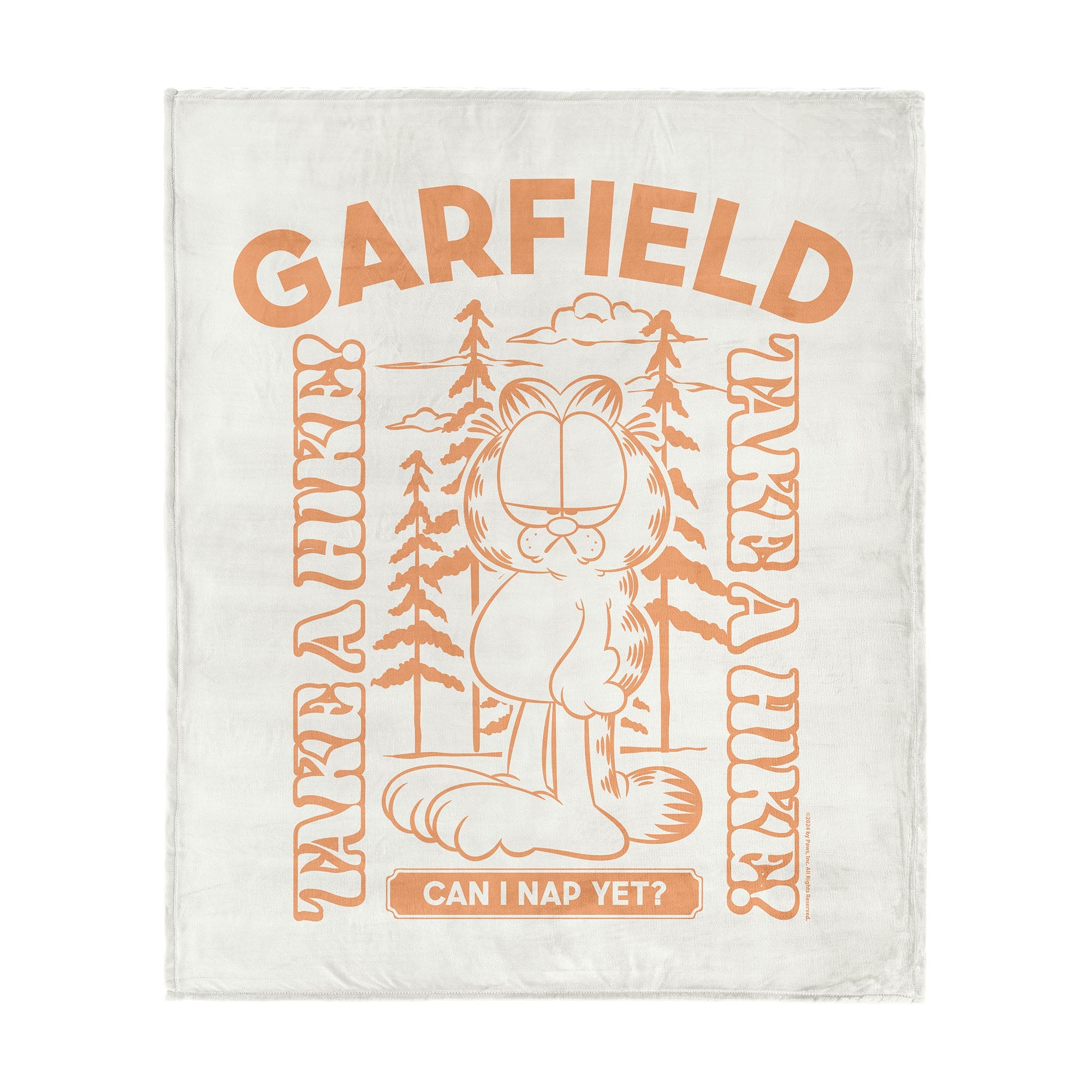 Nickelodeon Garfield Can I Nap Yet Silk Touch Throw Blanket 50x60 Inches