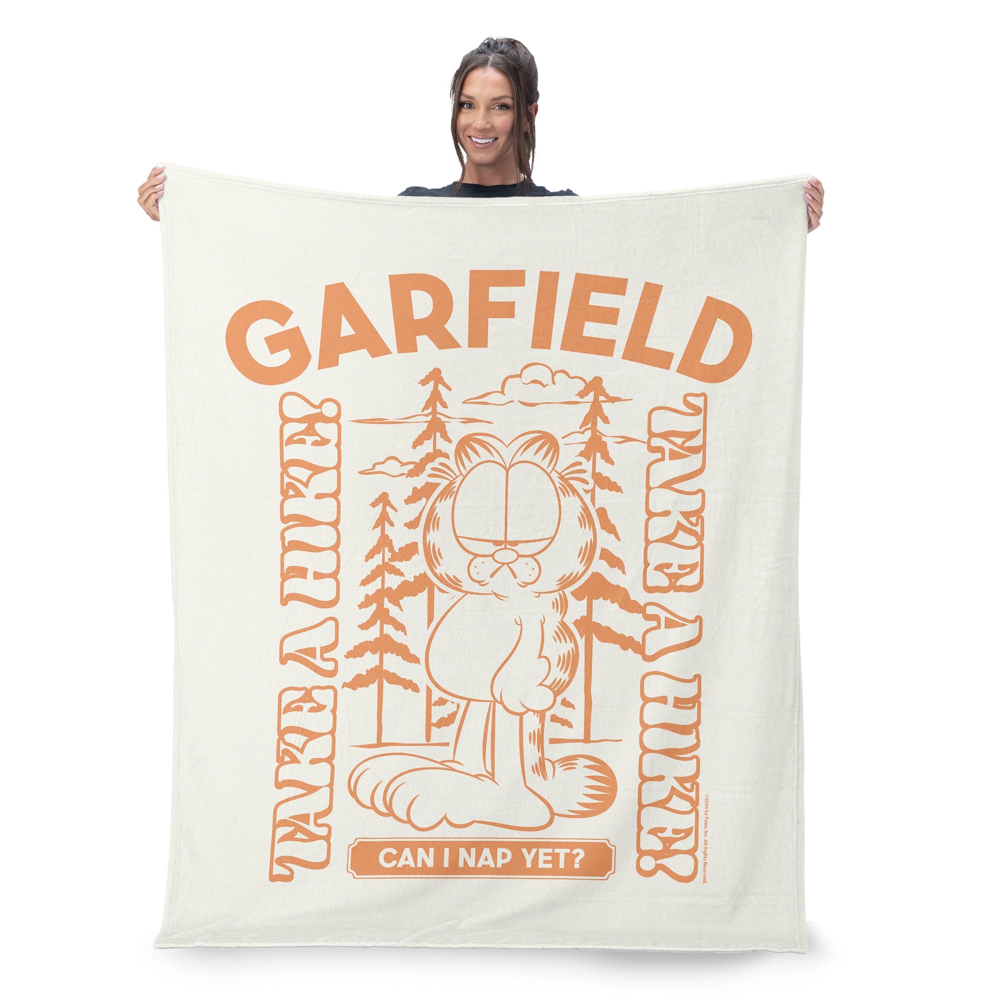 Nickelodeon Garfield Can I Nap Yet Silk Touch Throw Blanket 50x60 Inches