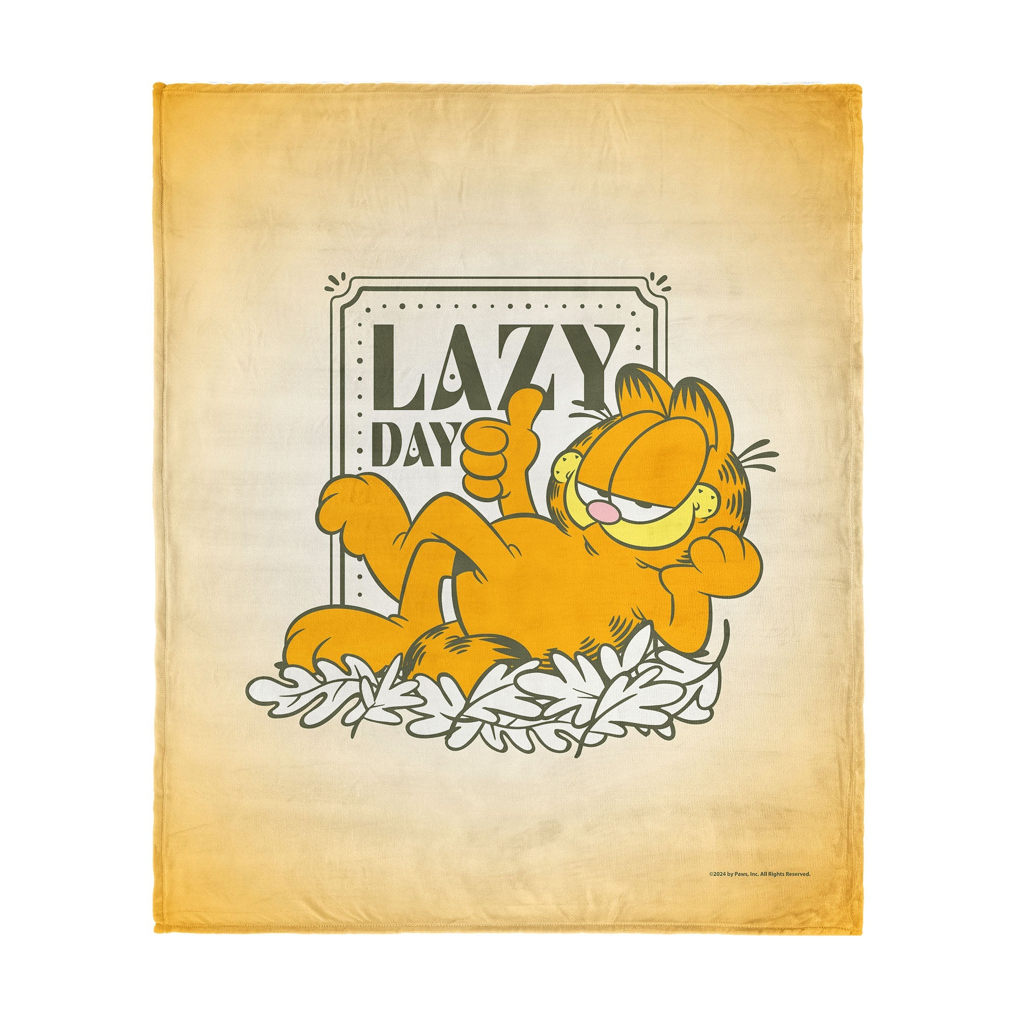 Nickelodeon Garfield Lazy Day Silk Touch Throw Blanket 50x60 Inches