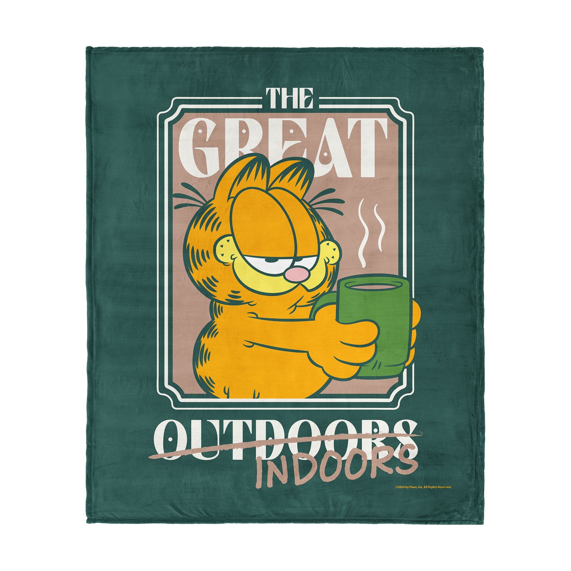 Nickelodeon Garfield The Great Indoors Silk Touch Throw Blanket 50x60 Inches