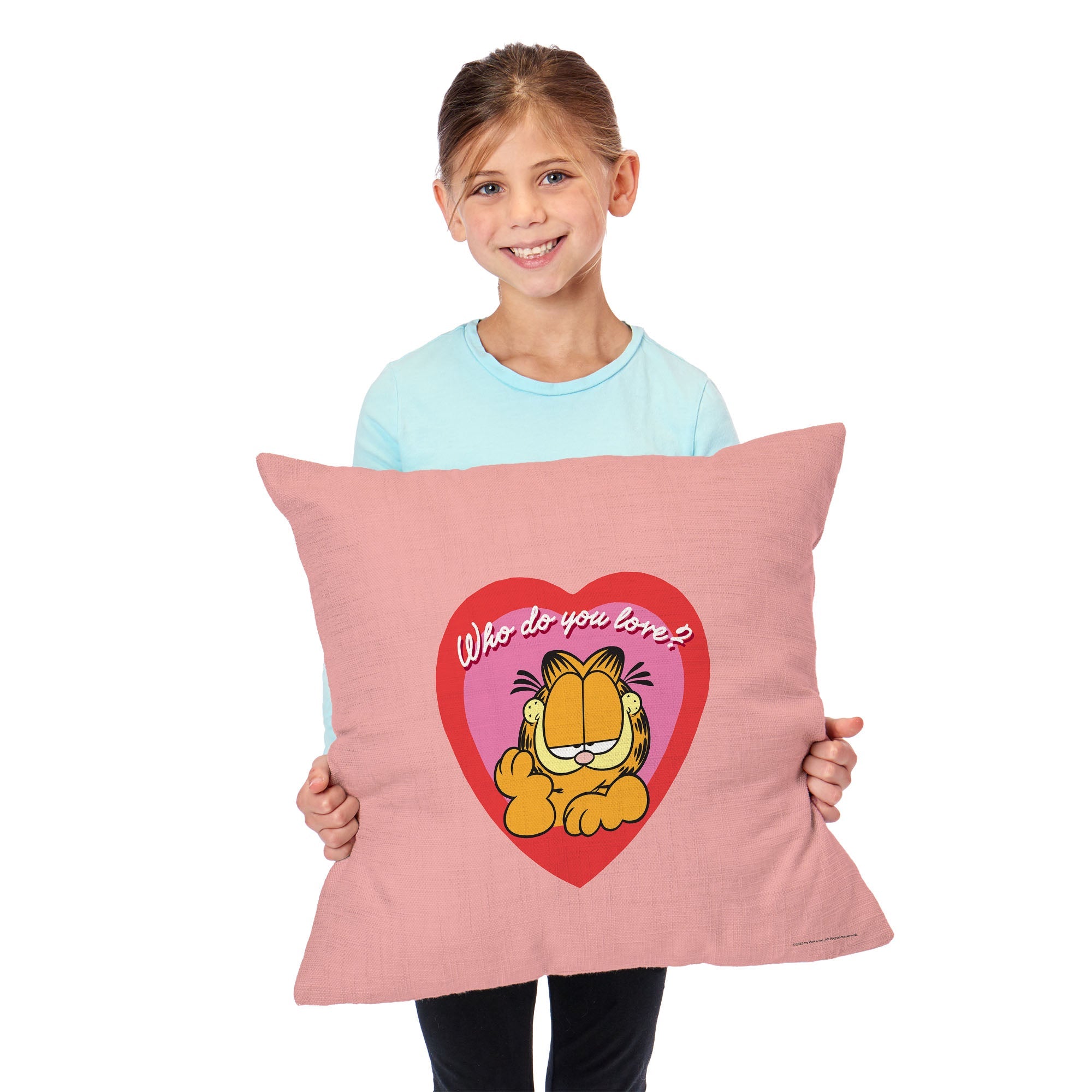 Nickelodeon Garfield Garf Love Throw Pillow 18x18 Inches
