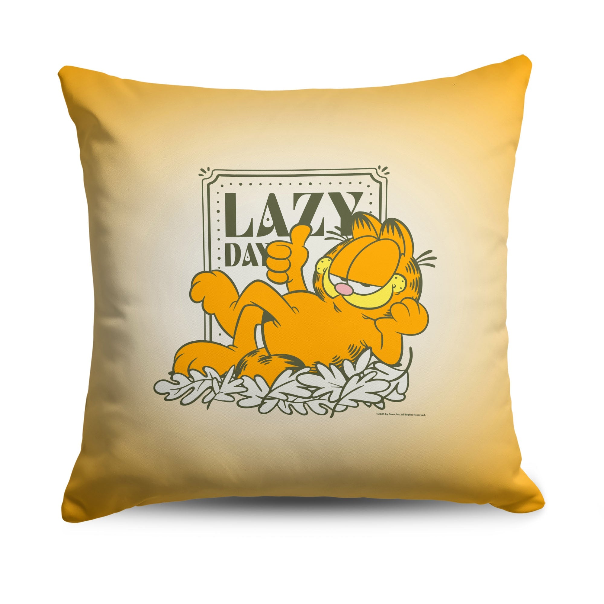 Nickelodeon Garfield Lazy Day Throw Pillow 18X18 Inches