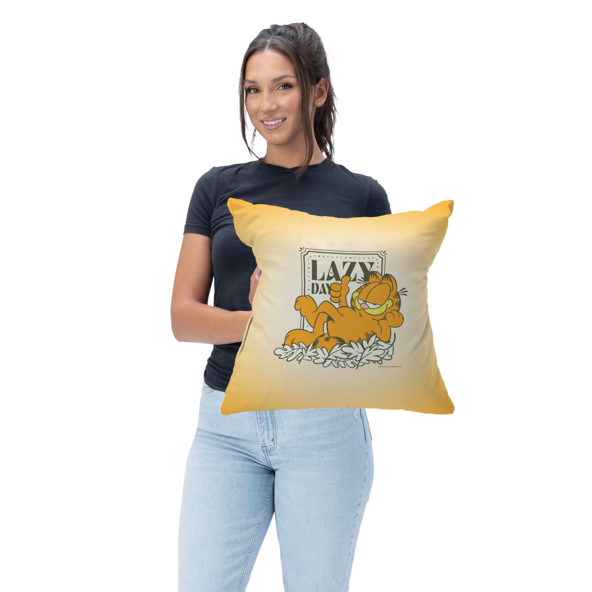 Nickelodeon Garfield Lazy Day Throw Pillow 18X18 Inches