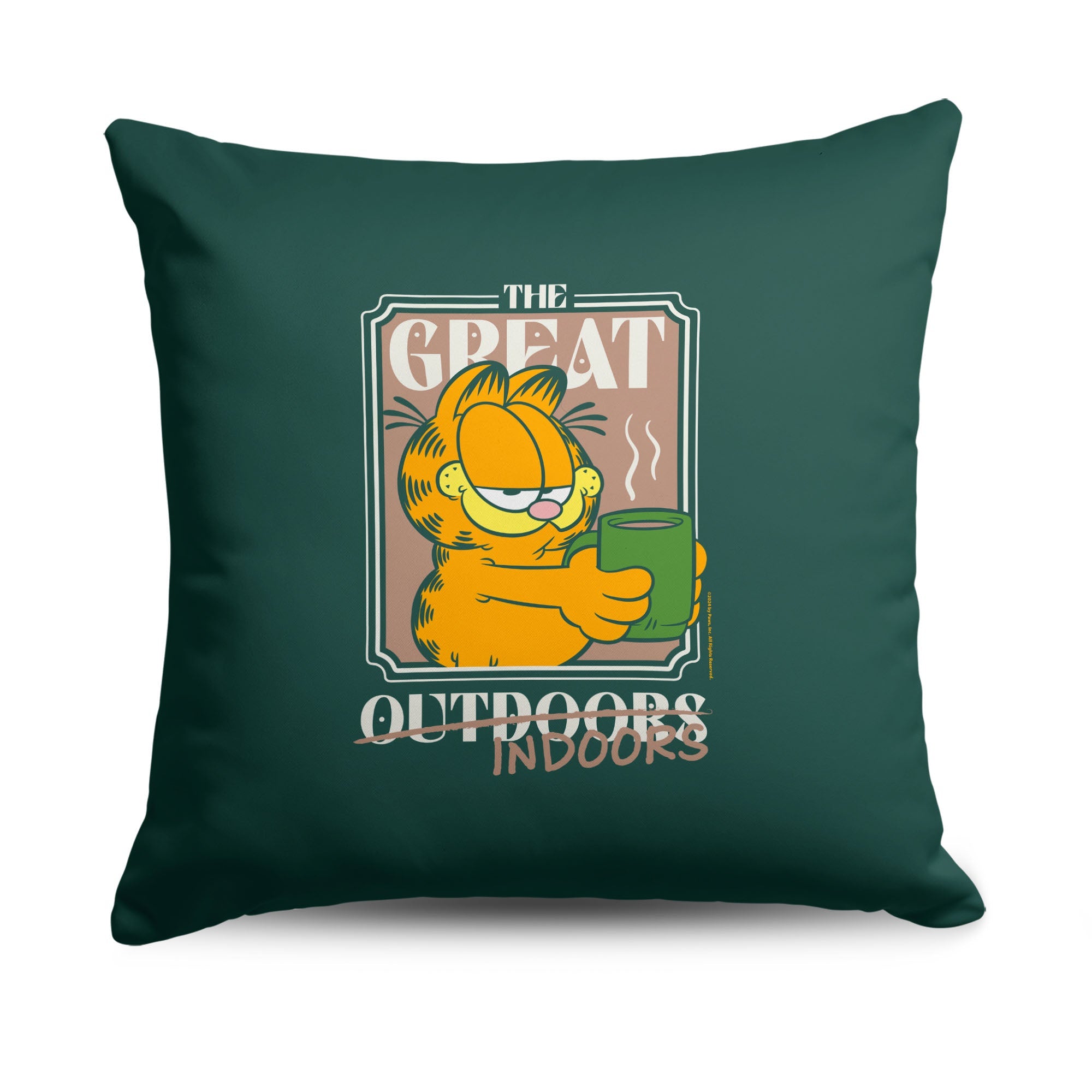 Nickelodeon Garfield The Great Indoors Throw Pillow 18X18 Inches
