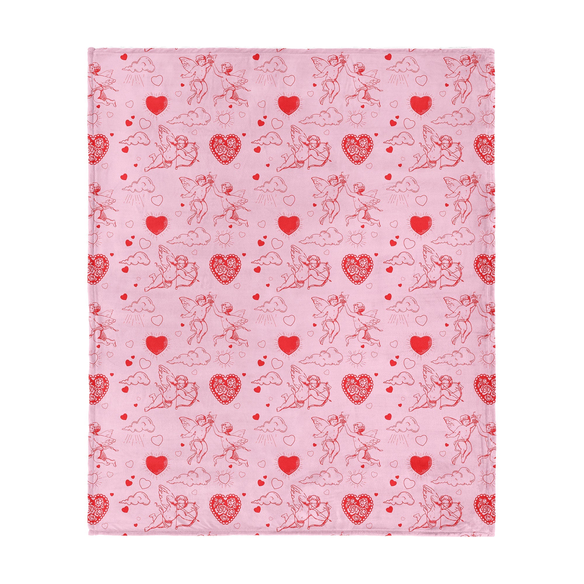 Valentine's Day Cupid Silk Touch Throw Blanket 50x60 Inches