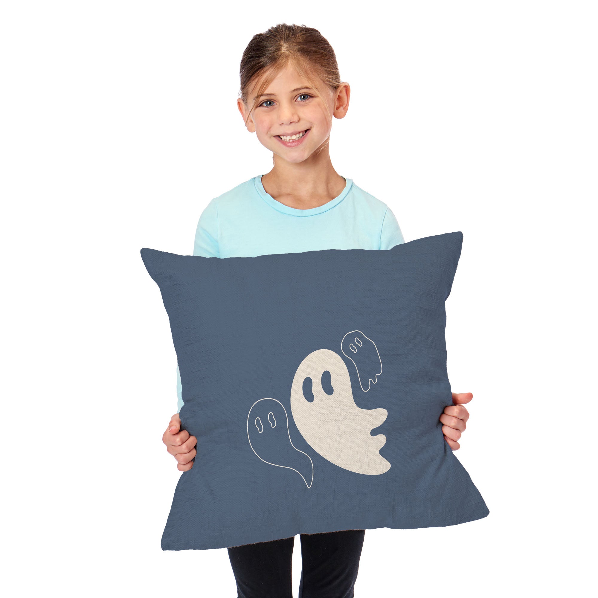 Ghosties Throw Pillow 18X18 Inches