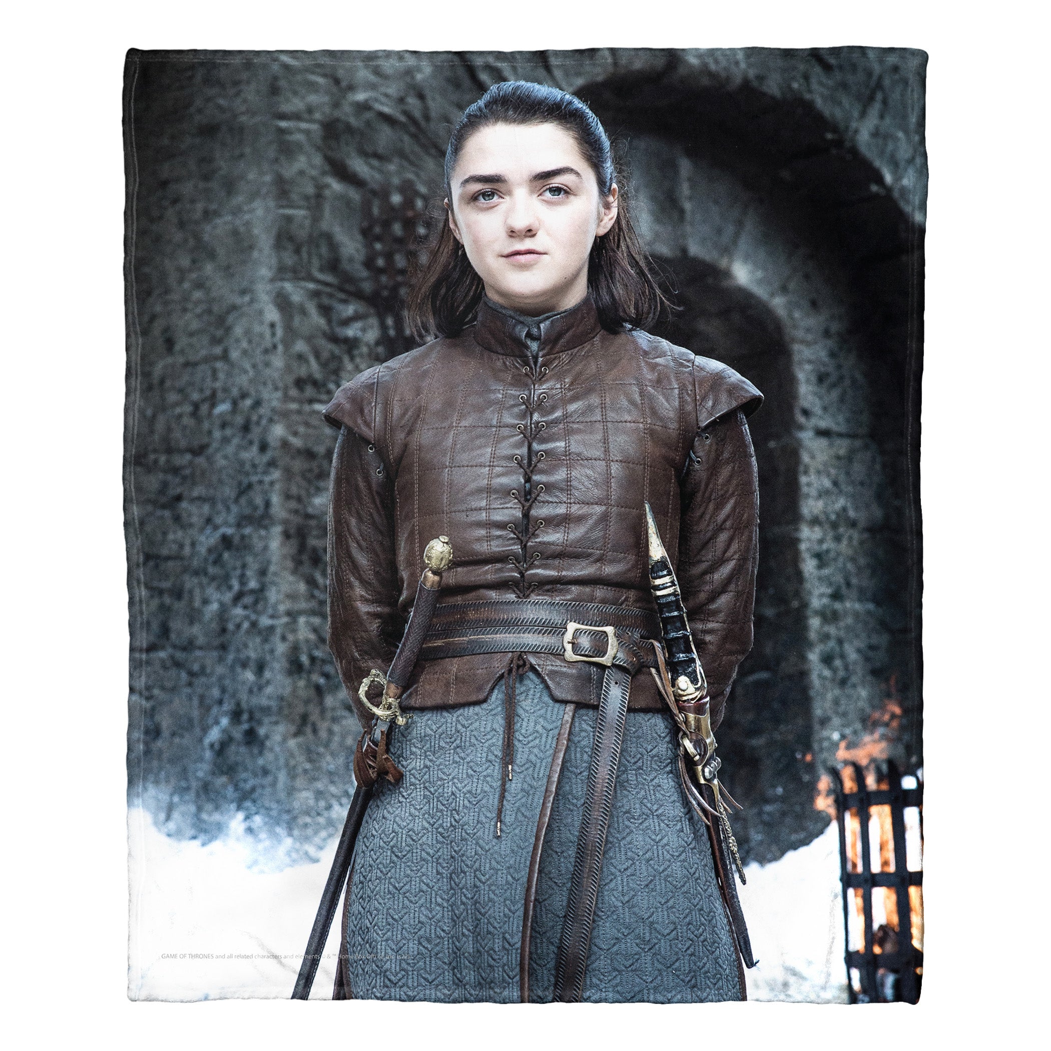 Warner Bros. Game Of Thrones Arya Stark Silk Touch Throw Blanket 50x60 Inches