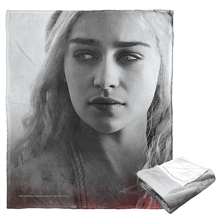 Warner Bros. Game Of Thrones Daenerys Season 4 Silk Touch Throw Blanket 50x60 Inches